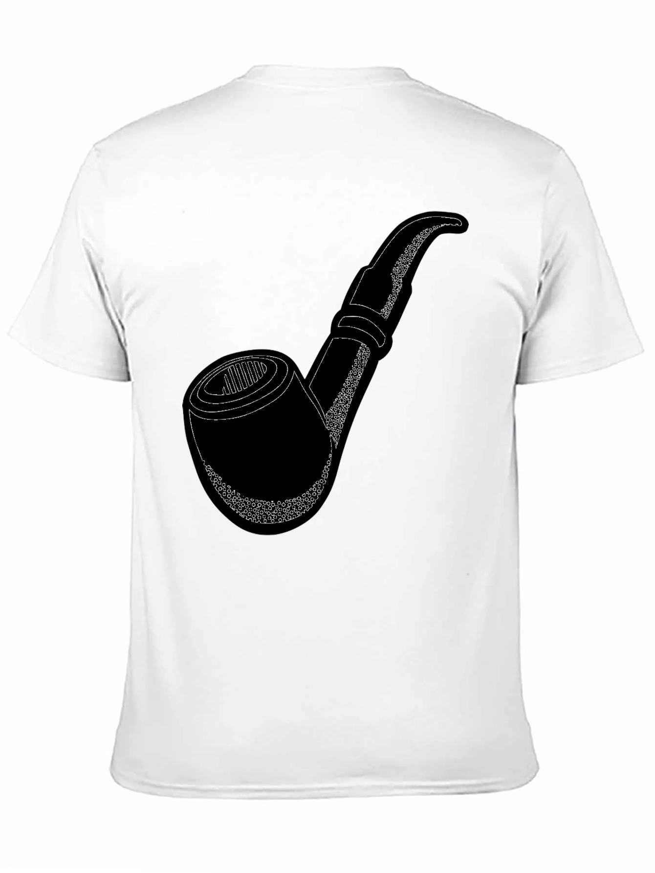 Pipe Graphic Black T-Shirt - Smoking Enthusiast Apparel