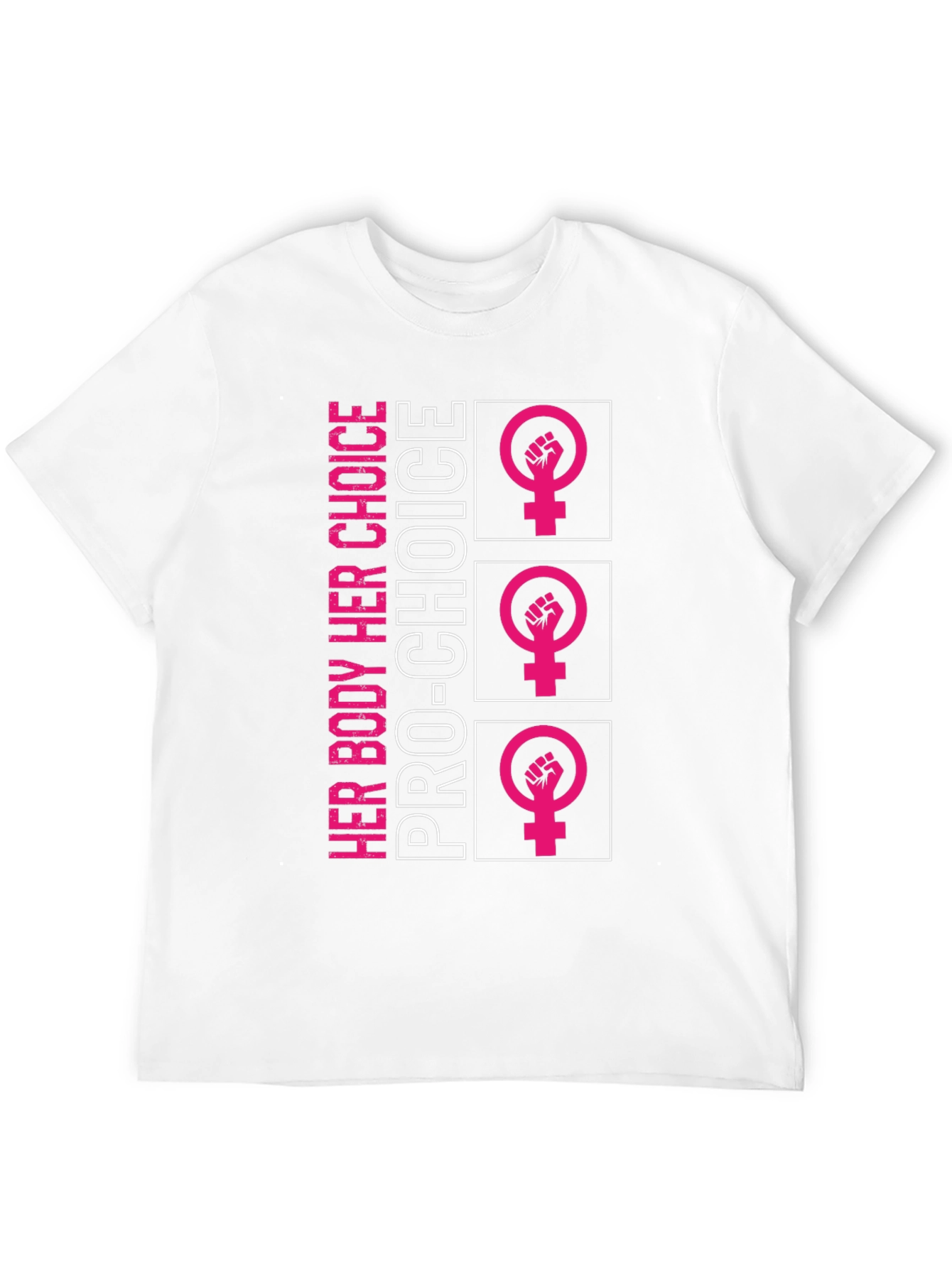 Pro-Choice Her Body Tee - Black Unisex Shirt
