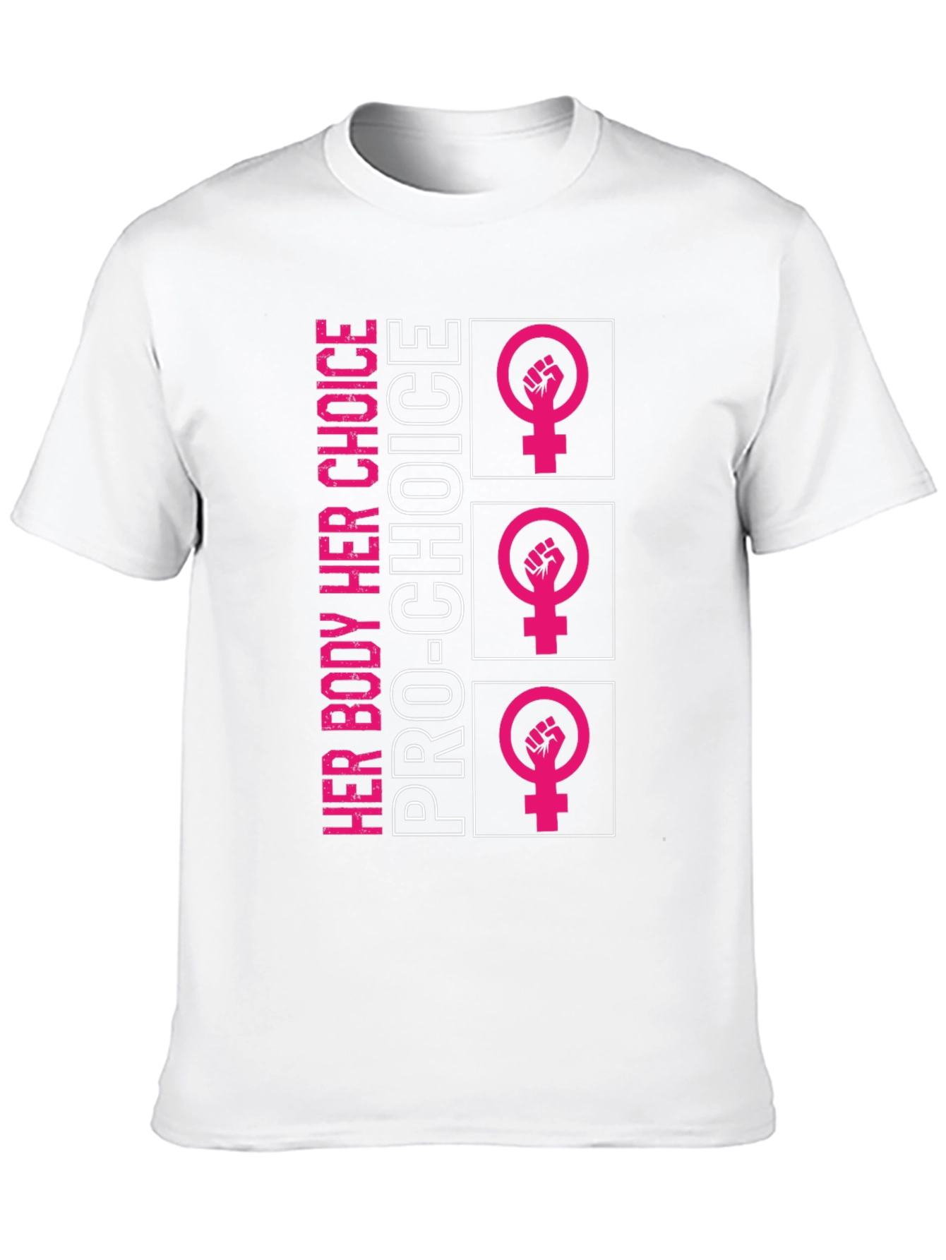 Pro-Choice Her Body Tee - Black Unisex Shirt