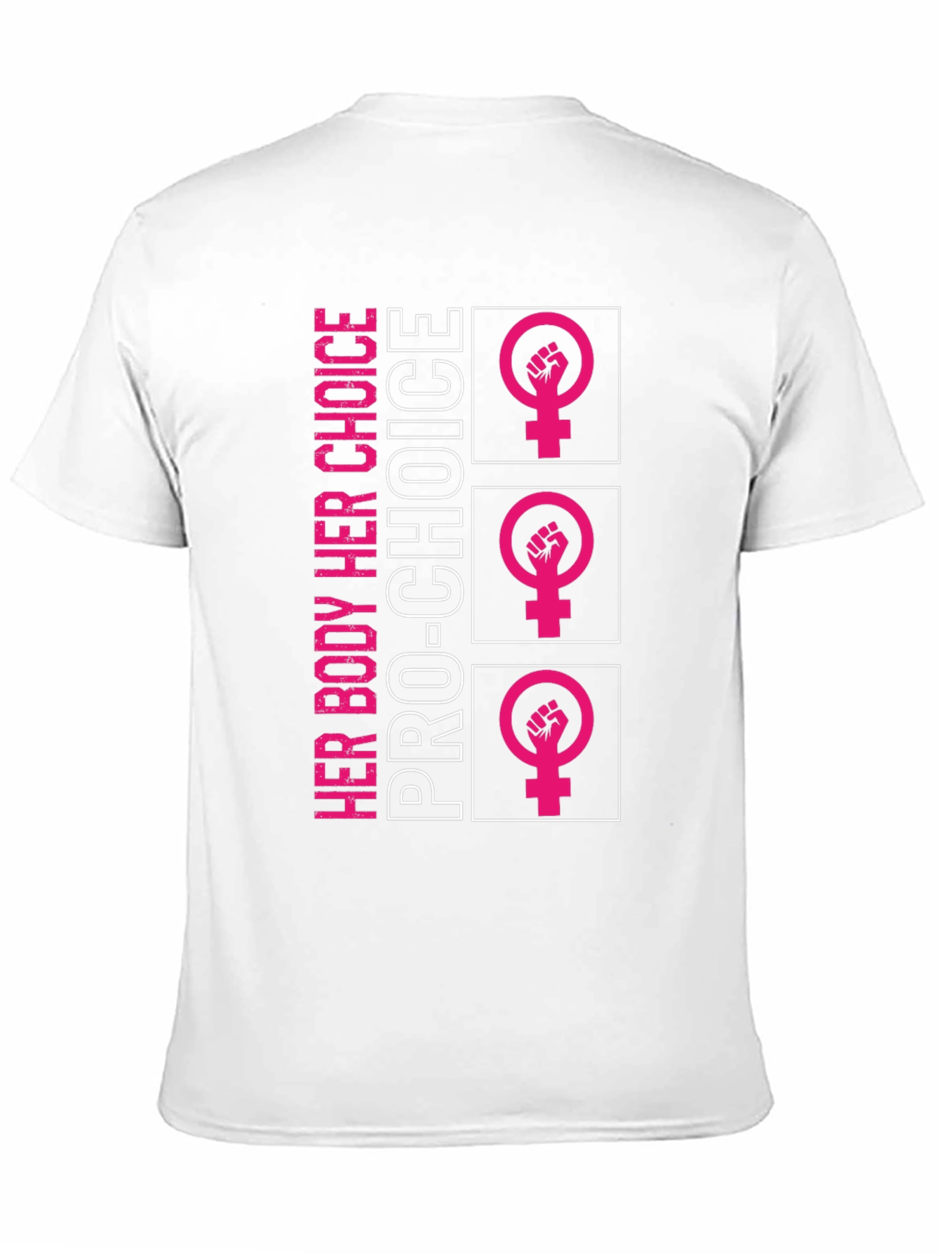 Pro-Choice Her Body Tee - Black Unisex Shirt