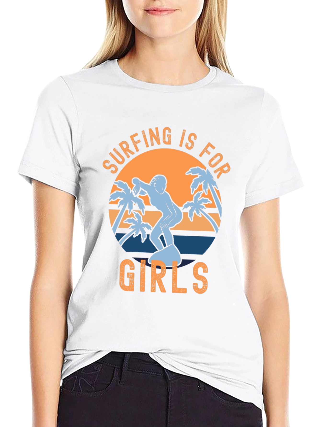 Surfing is for Girls T-Shirt