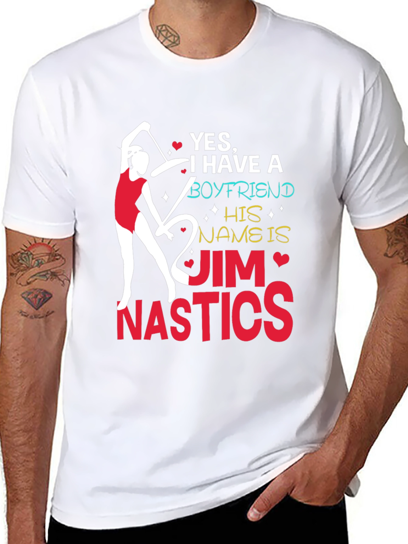 Gymnastics Boyfriend T-Shirt Funny Gymnast Tee