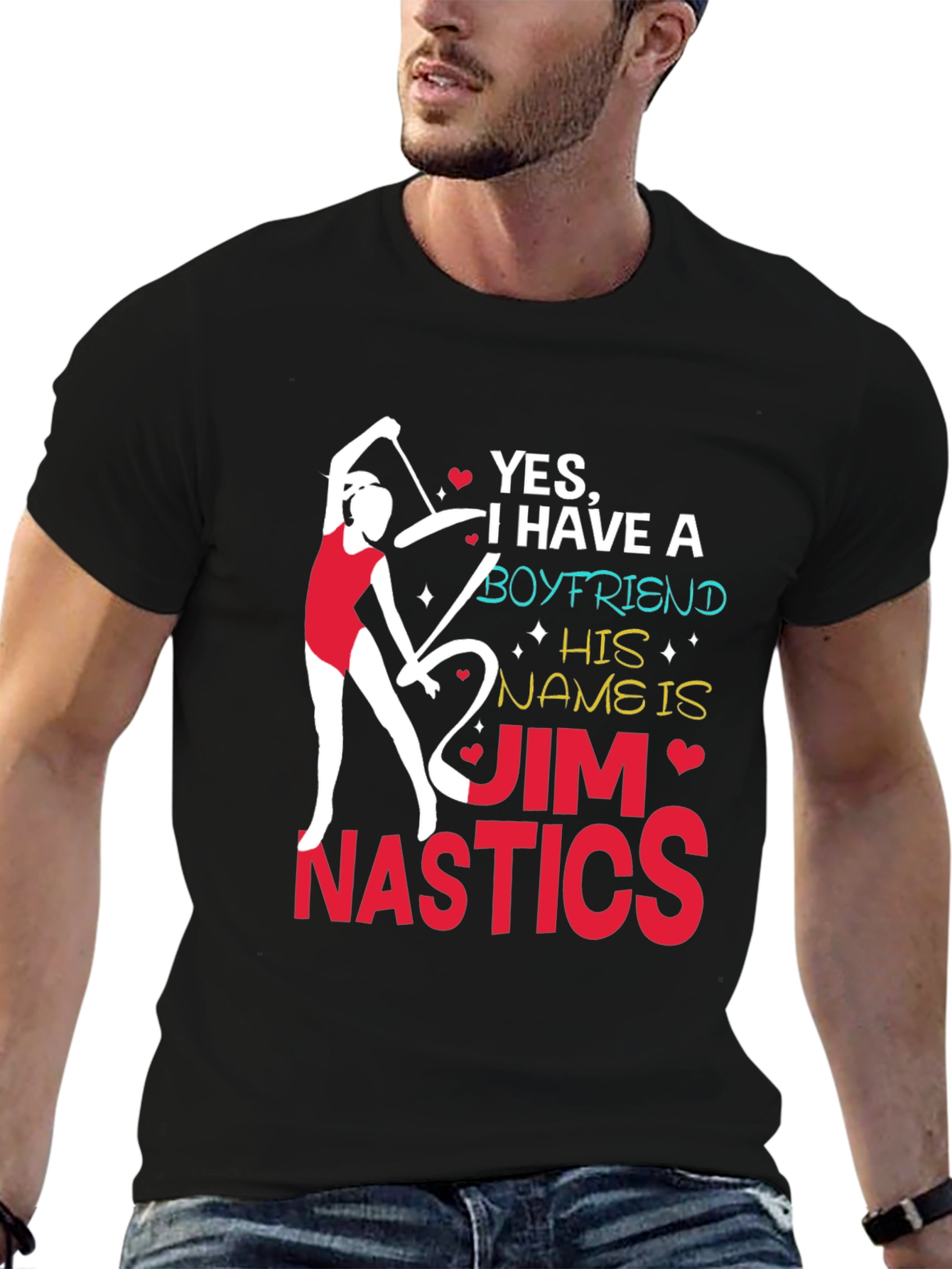 Gymnastics Boyfriend T-Shirt Funny Gymnast Tee