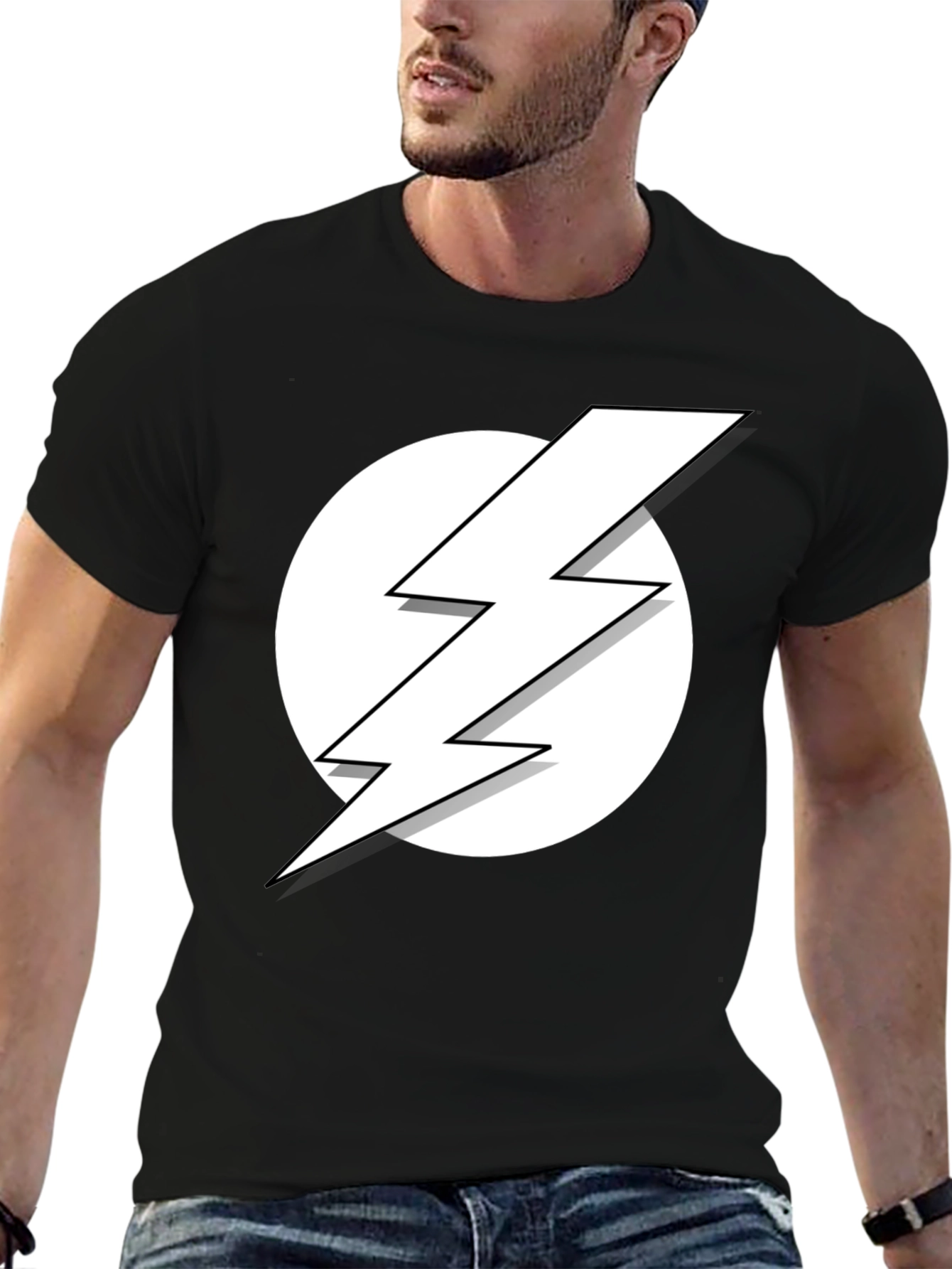 Flash Symbol Black T-Shirt