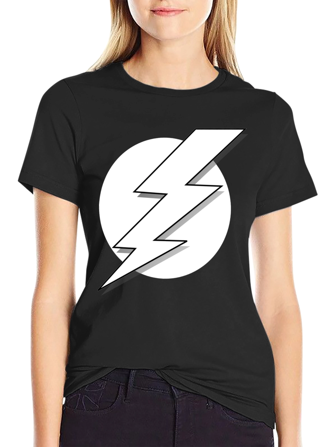 Flash Symbol Black T-Shirt