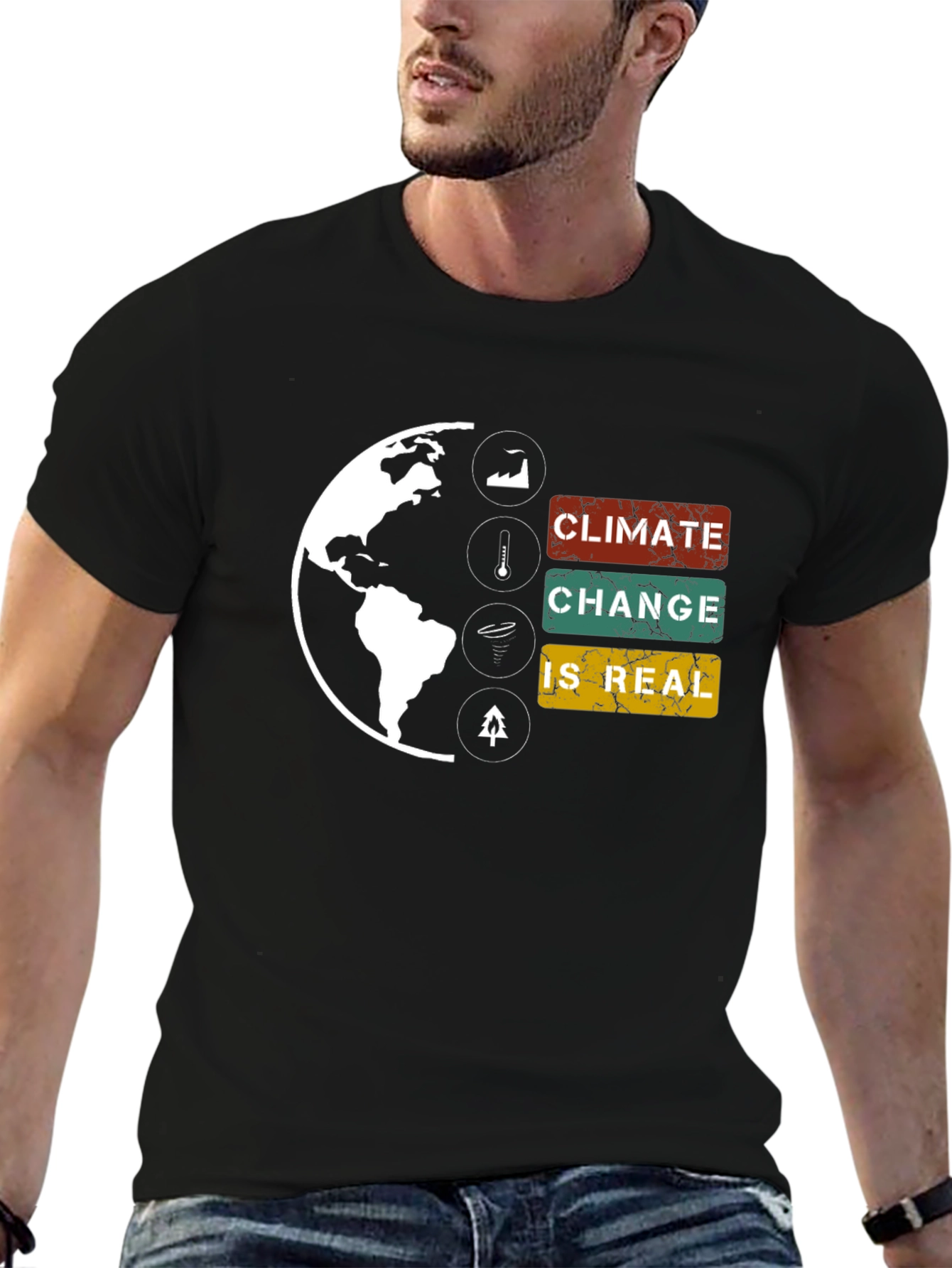 Climate Change Awareness Graphic T-Shirt
