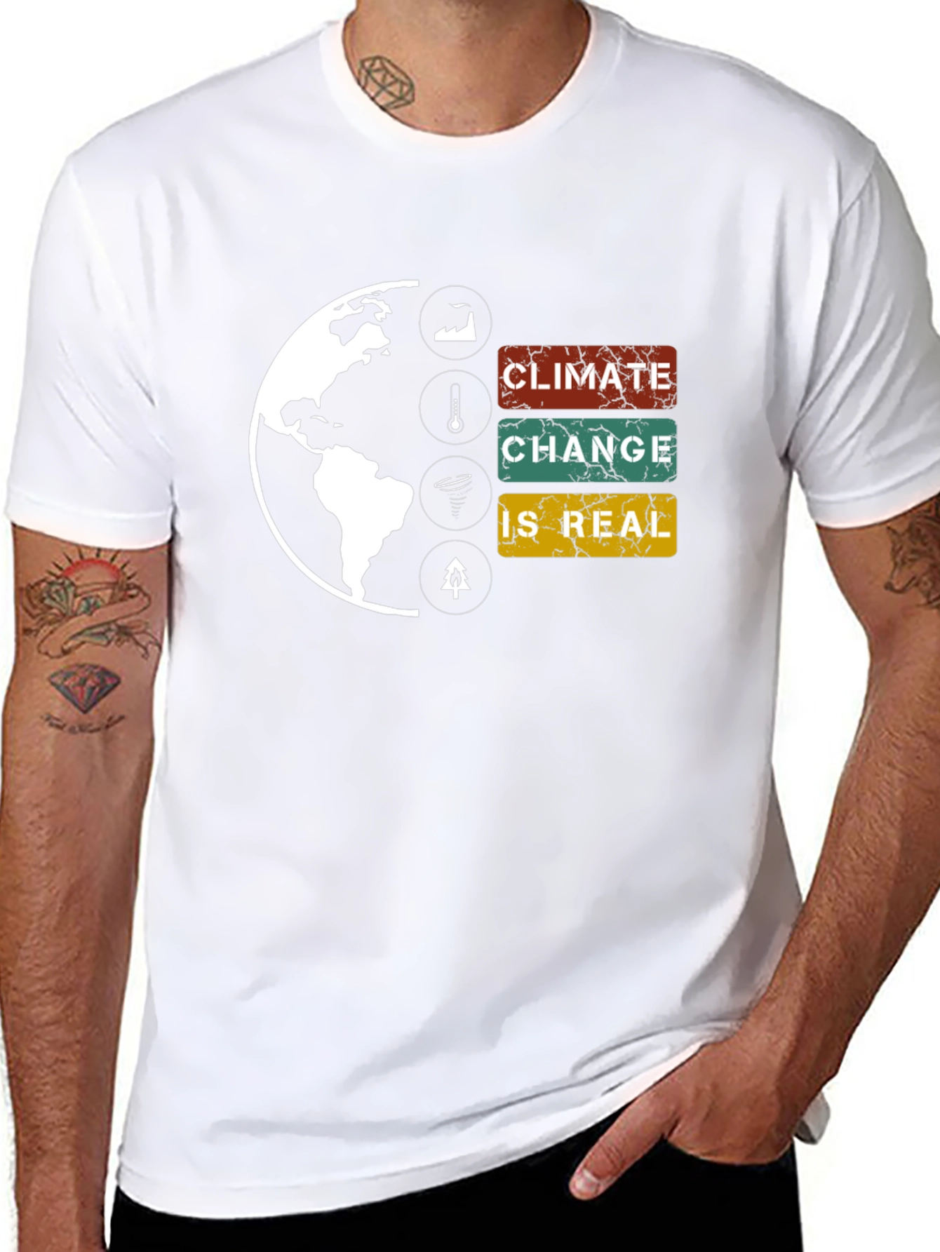 Climate Change Awareness Graphic T-Shirt