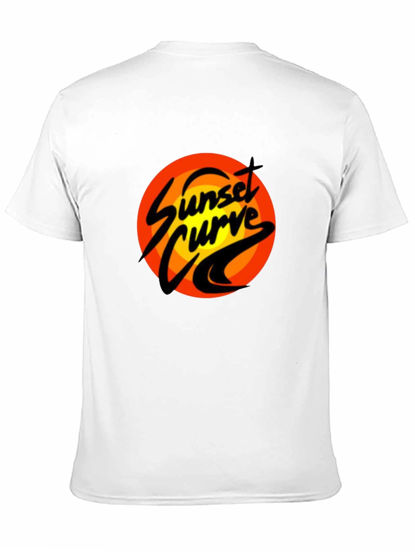 Sunset Curve Graphic T-Shirt - Retro Band Tee