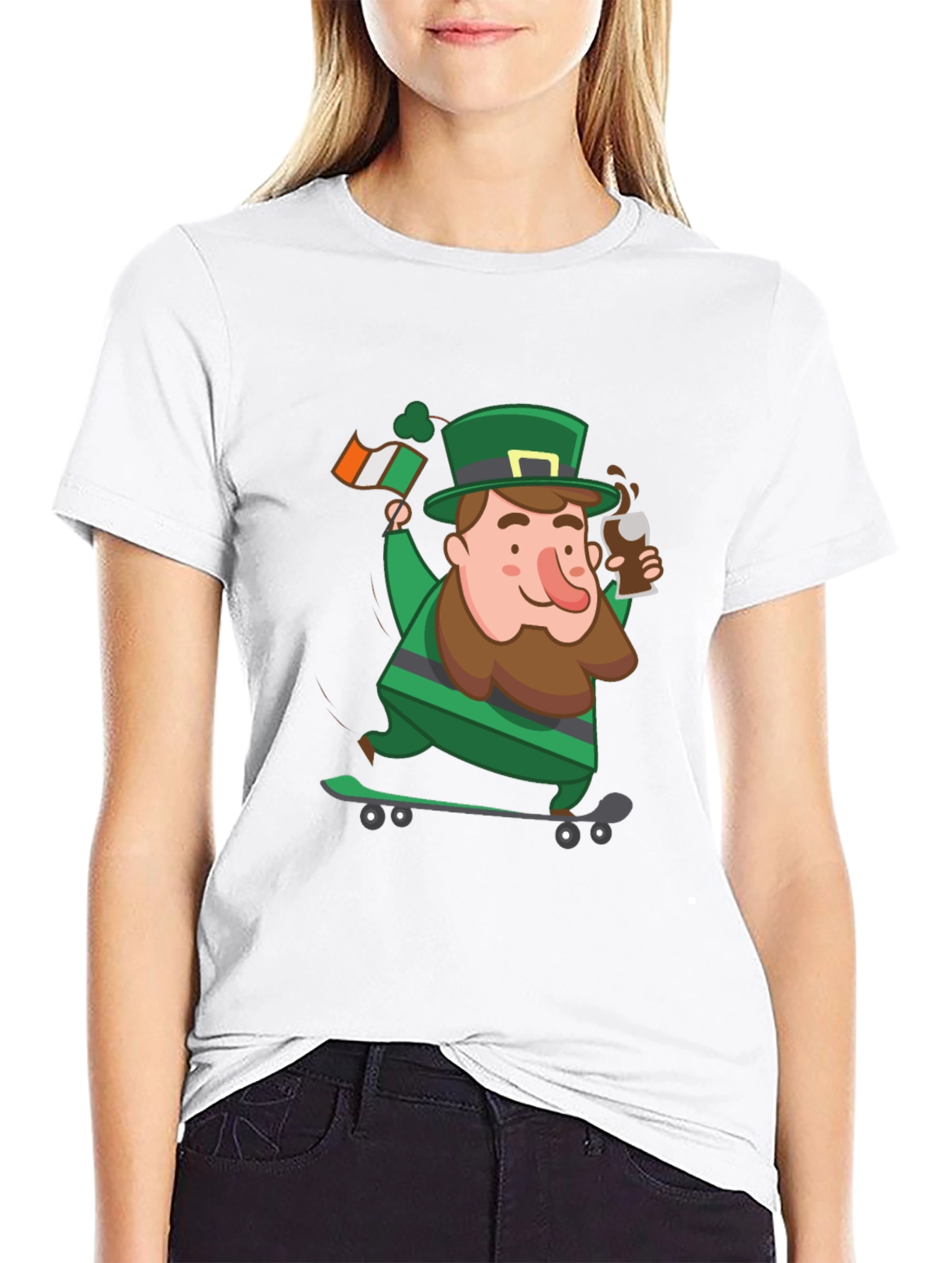Lucky Leprechaun St. Patricks Day Graphic Tee