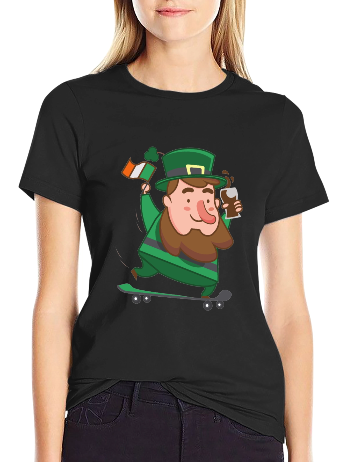 Lucky Leprechaun St. Patricks Day Graphic Tee