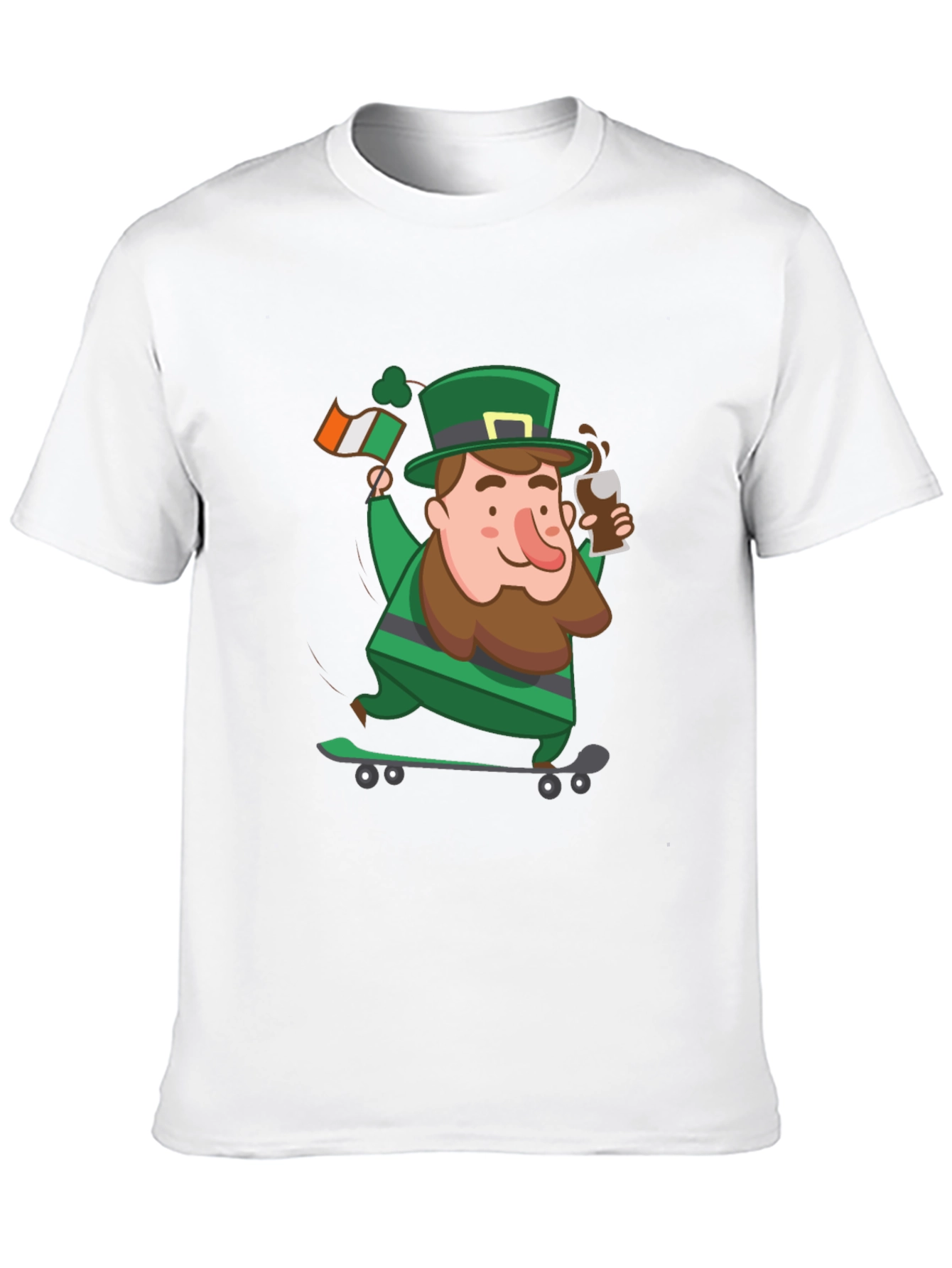 Lucky Leprechaun St. Patricks Day Graphic Tee