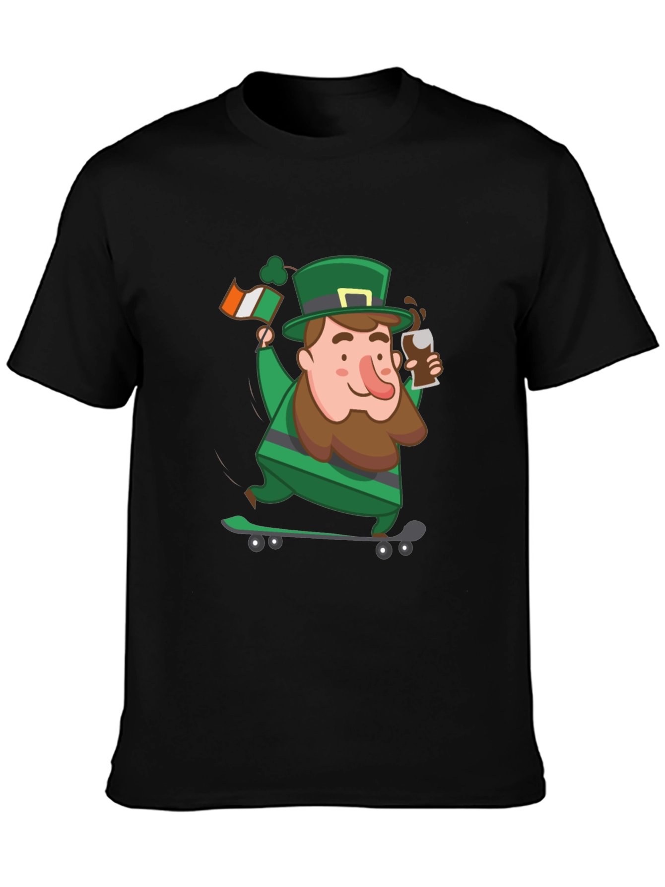 Lucky Leprechaun St. Patricks Day Graphic Tee