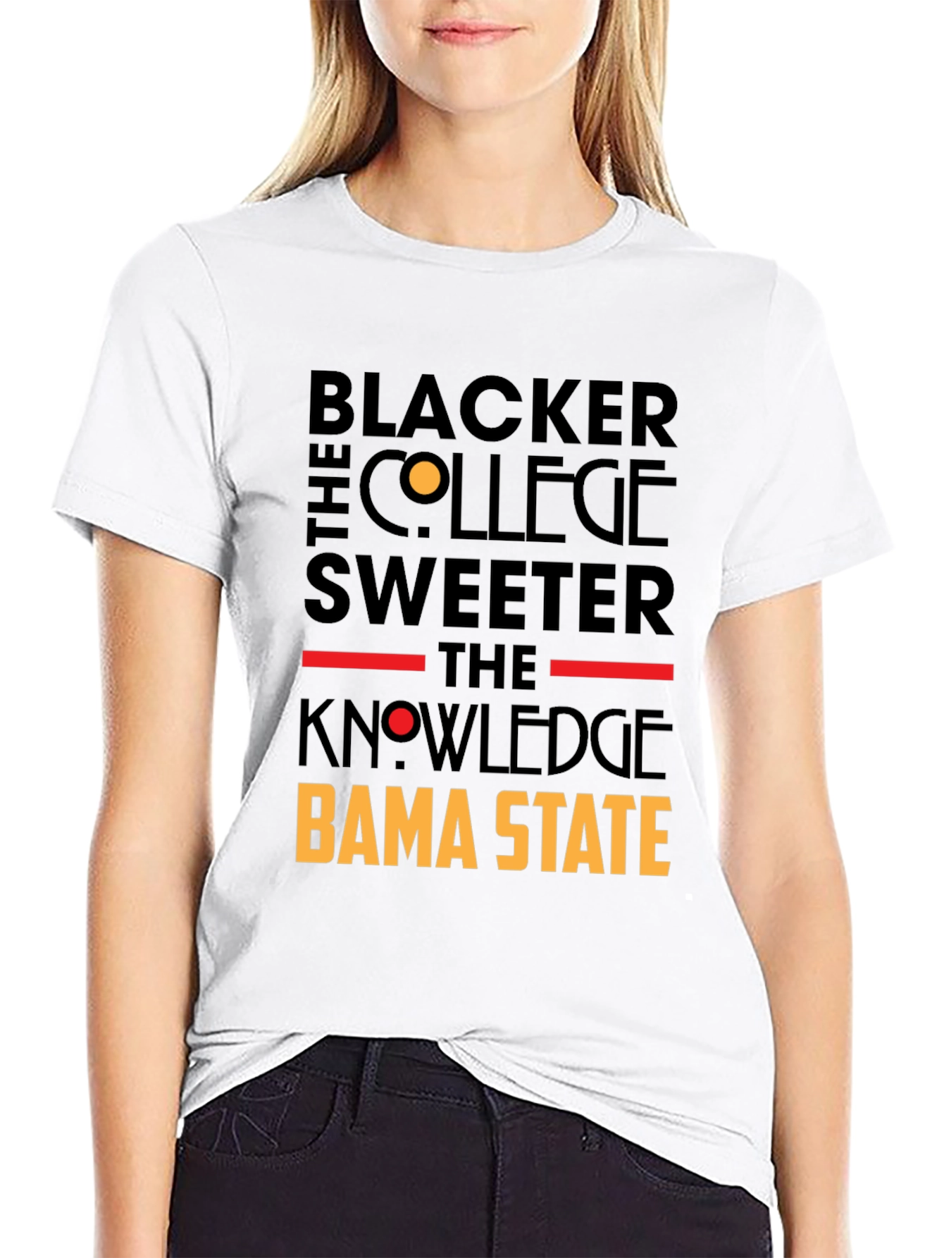 Blacker the College Sweeter the Knowledge Bama State T-Shirt