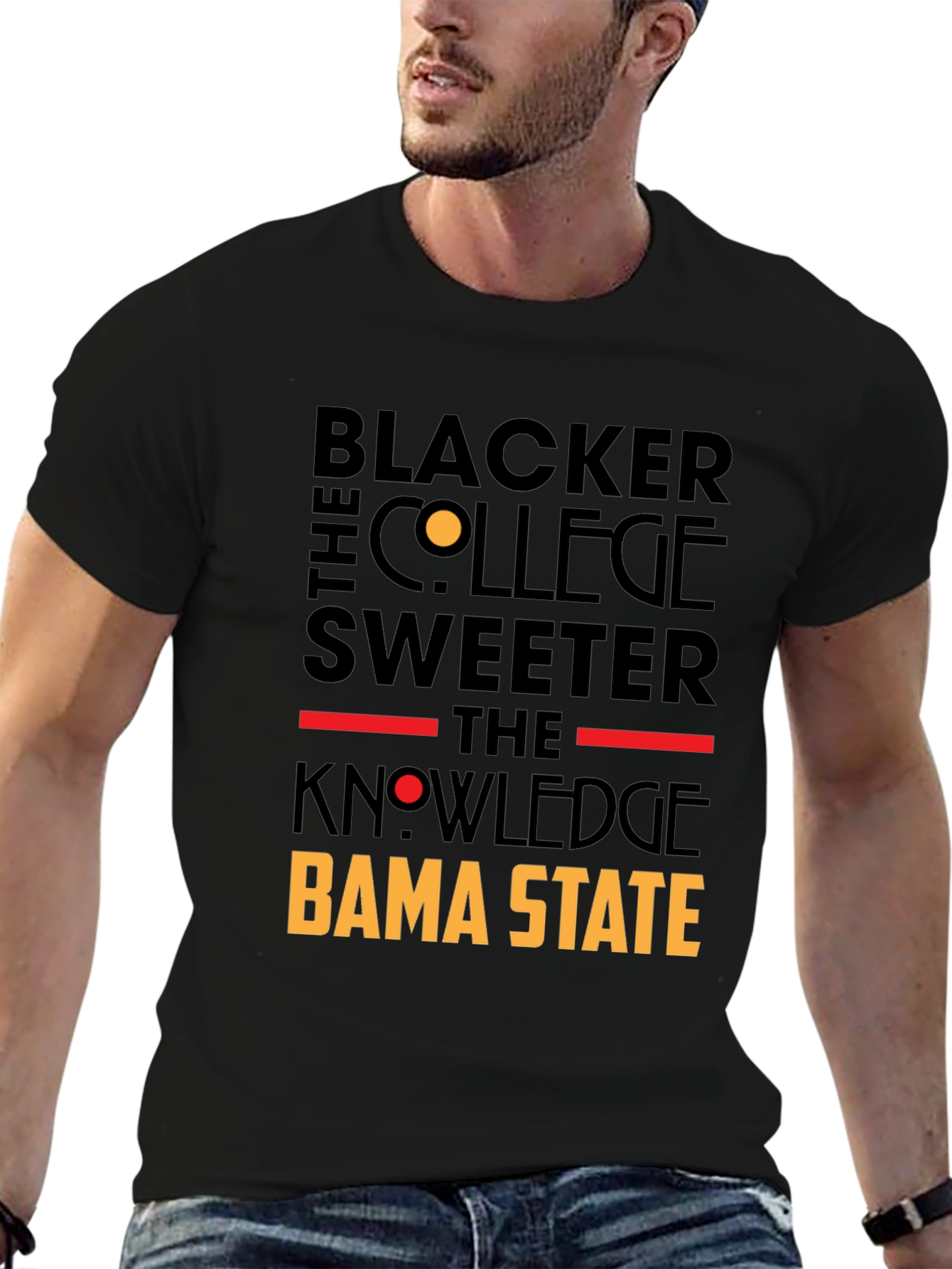 Blacker the College Sweeter the Knowledge Bama State T-Shirt