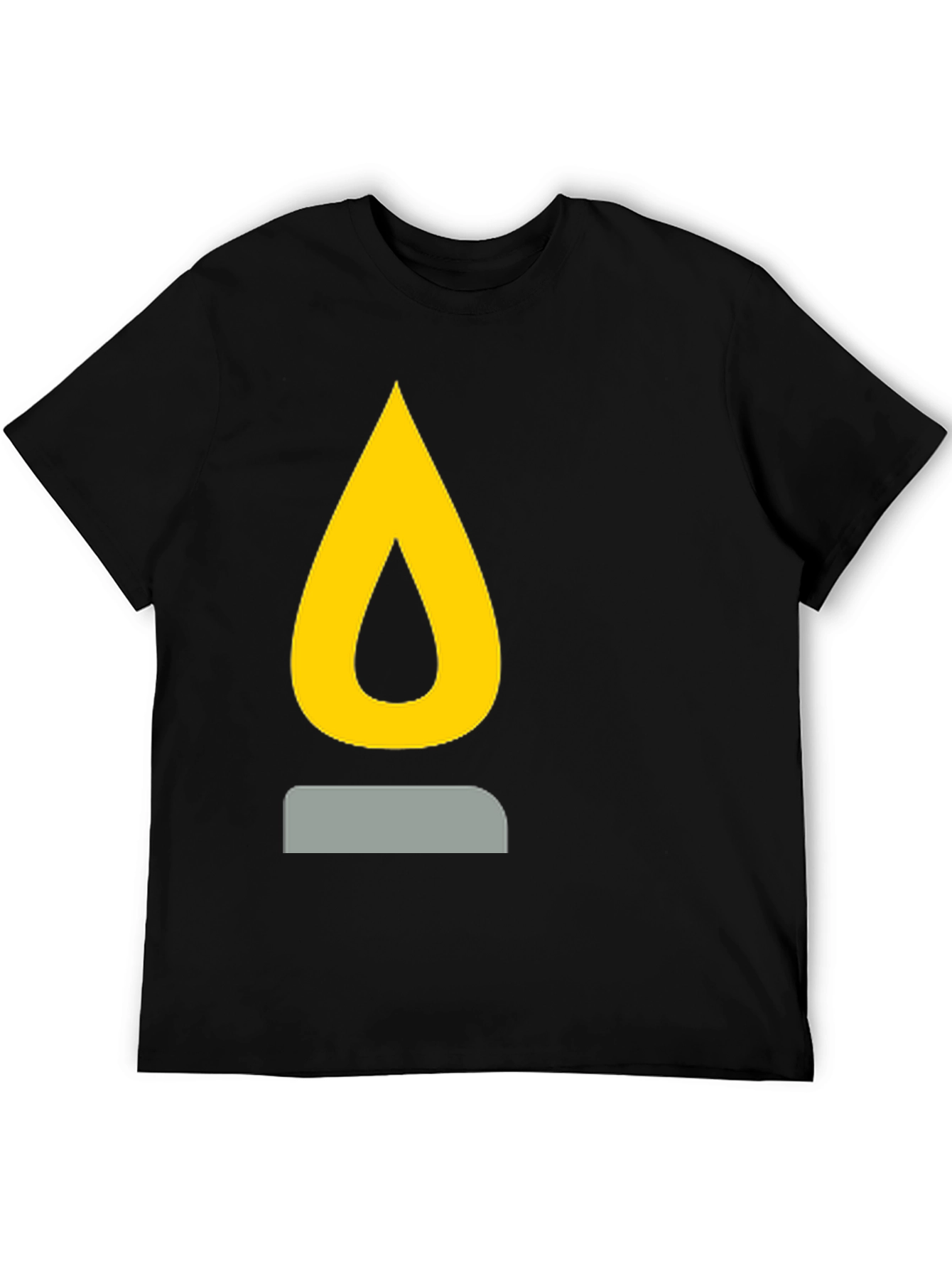 Flame Graphic Black T-Shirt
