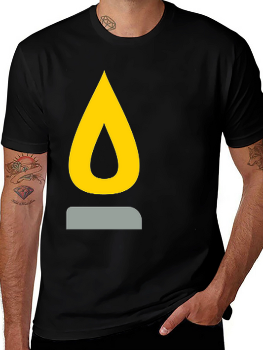 Flame Graphic Black T-Shirt