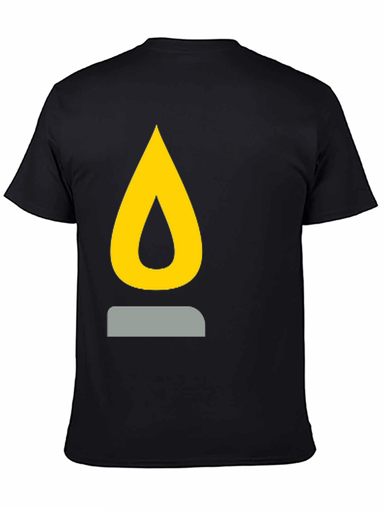 Flame Graphic Black T-Shirt
