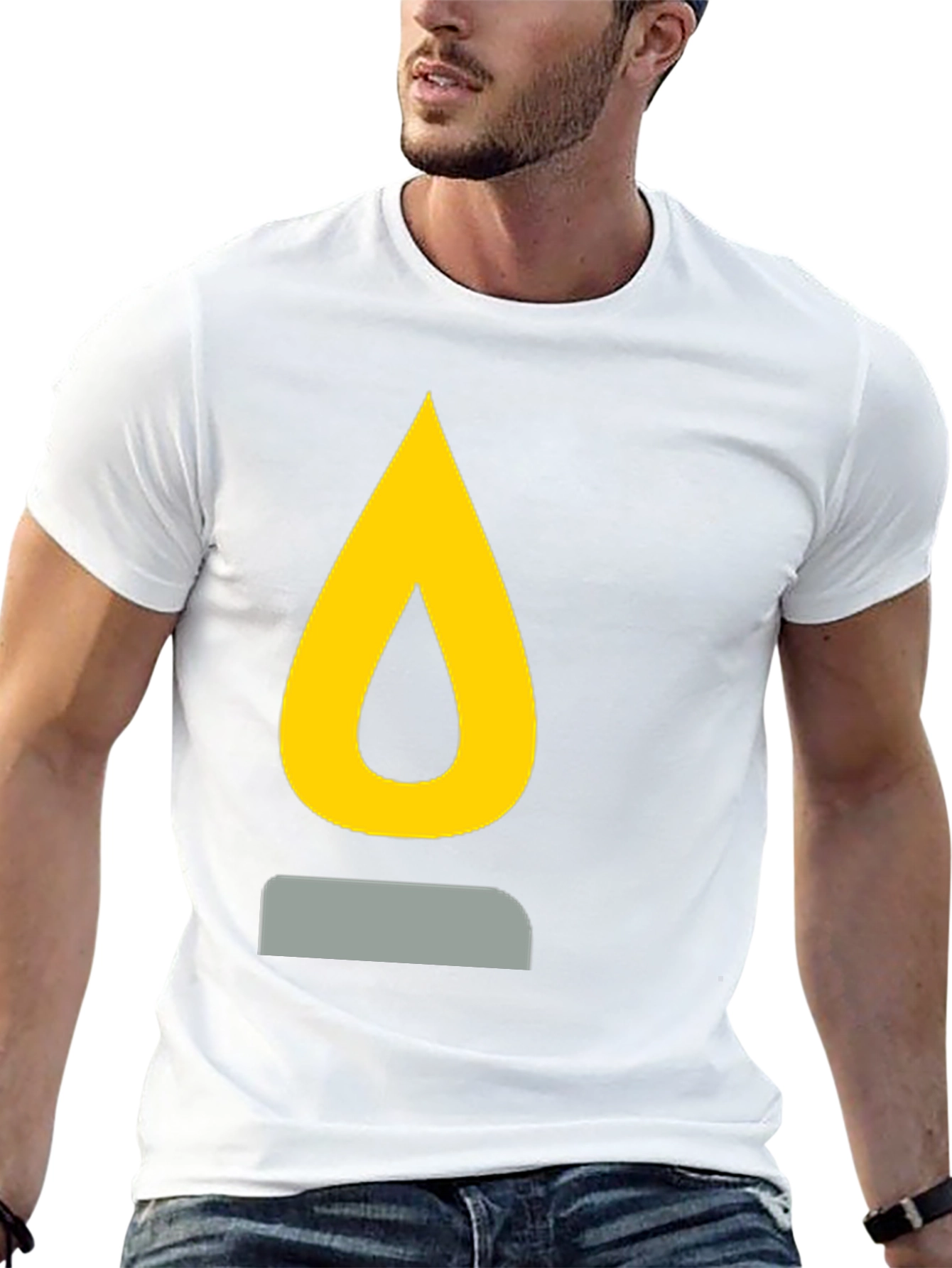 Flame Graphic Black T-Shirt
