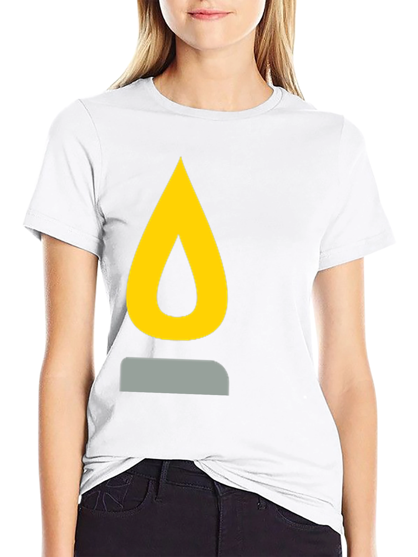 Flame Graphic Black T-Shirt