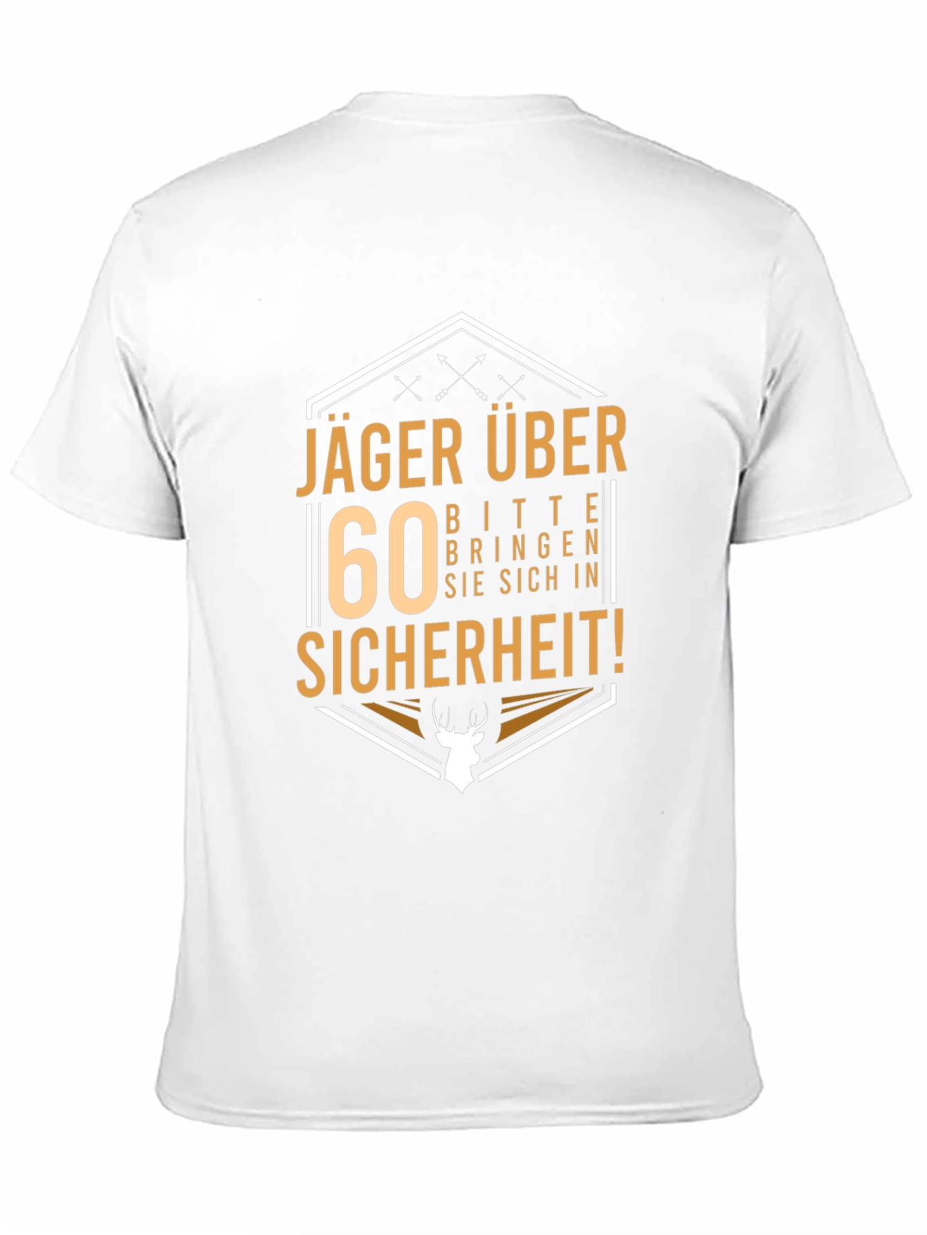 Hunter Over 60 T-Shirt - Funny German Joke Tee
