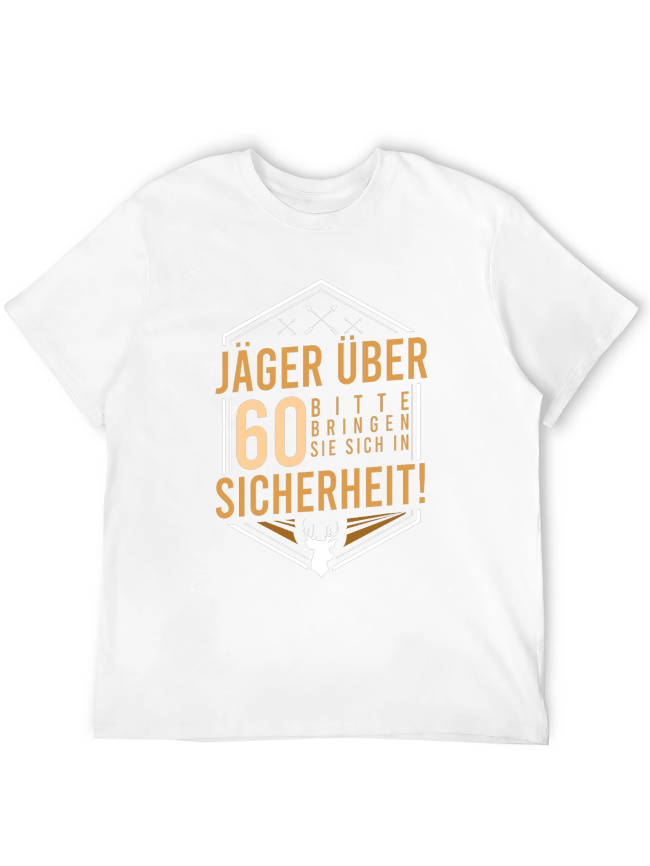Hunter Over 60 T-Shirt - Funny German Joke Tee