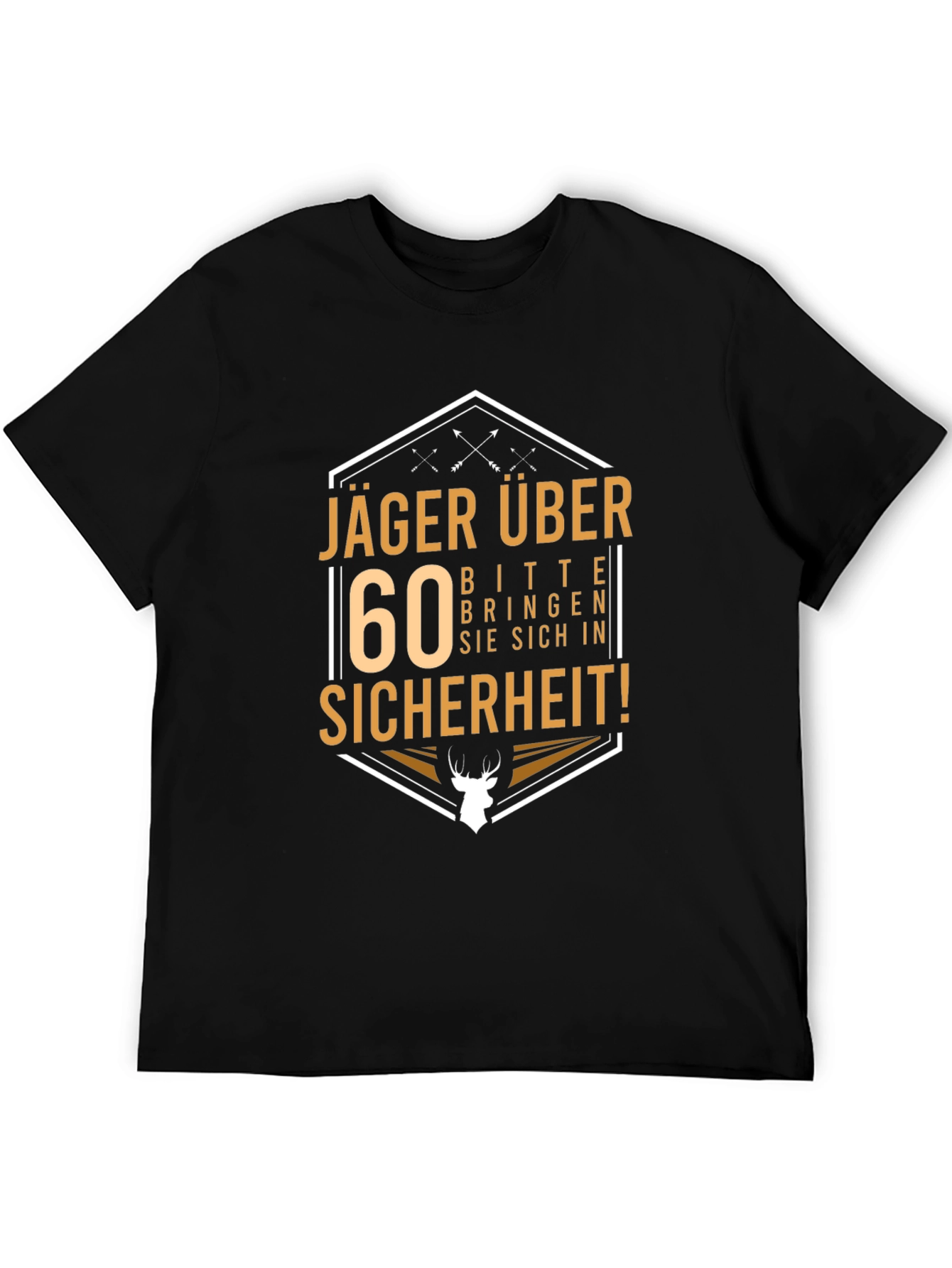 Hunter Over 60 T-Shirt - Funny German Joke Tee