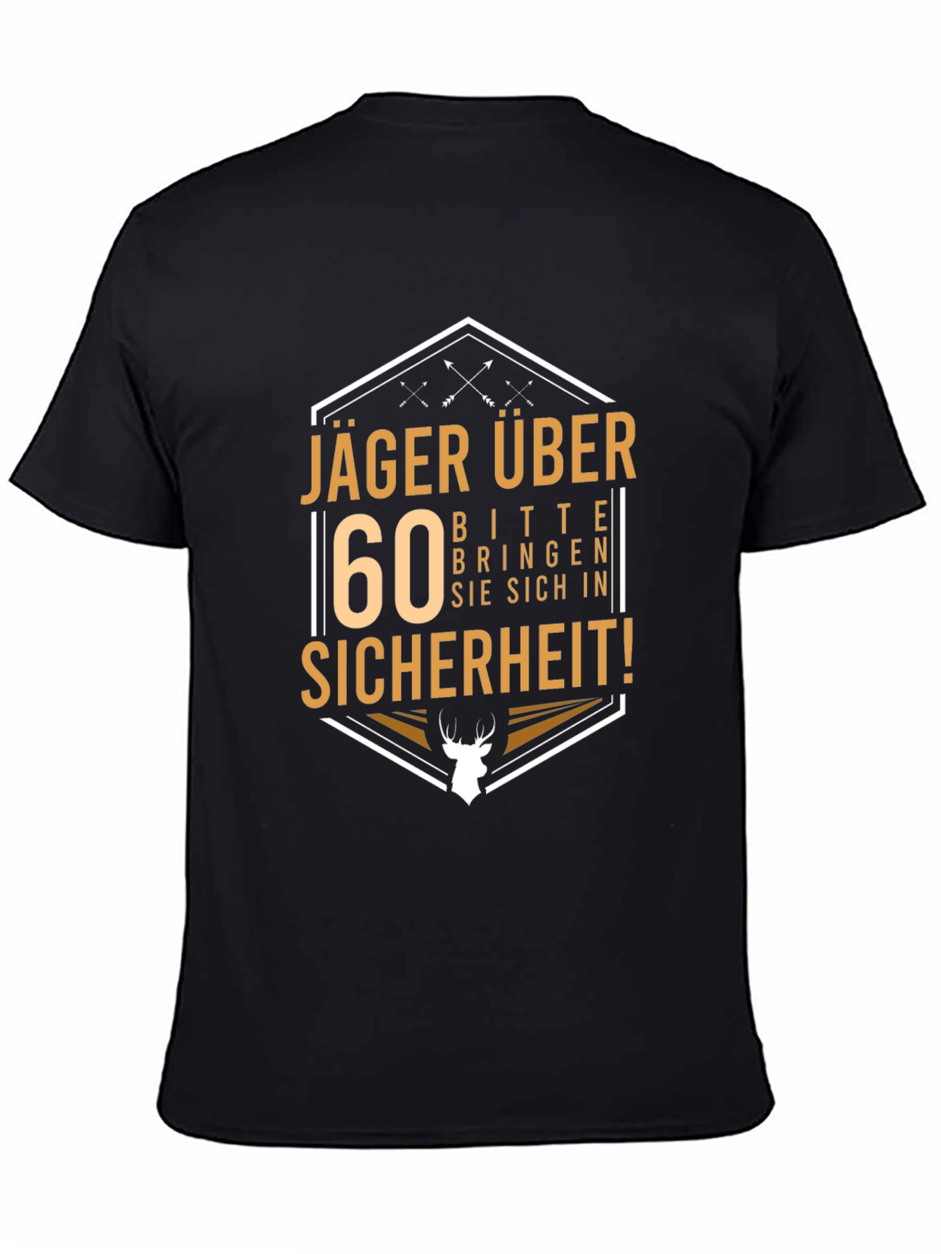 Hunter Over 60 T-Shirt - Funny German Joke Tee