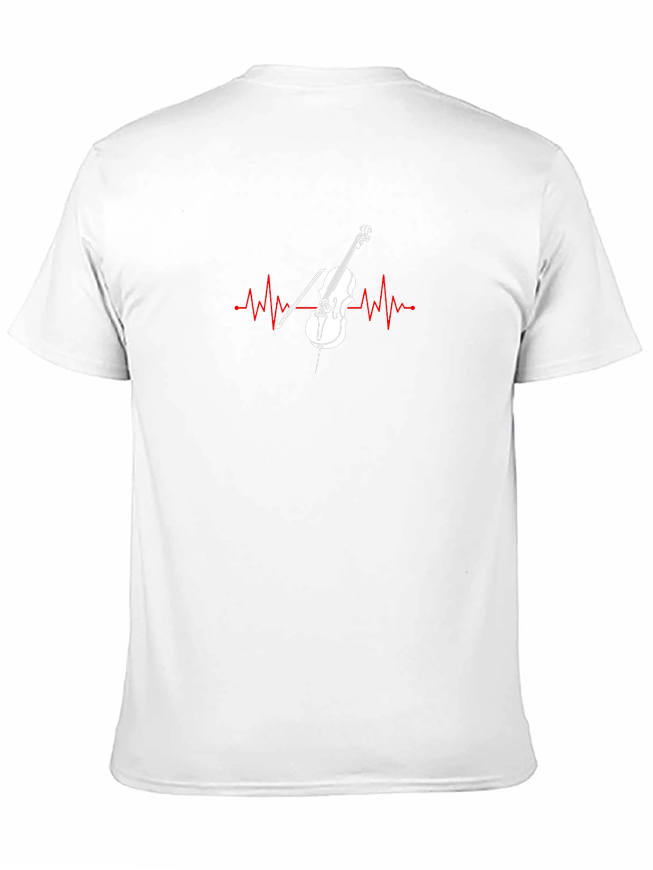 Musical Heartbeat T-Shirt - Cello Music Love