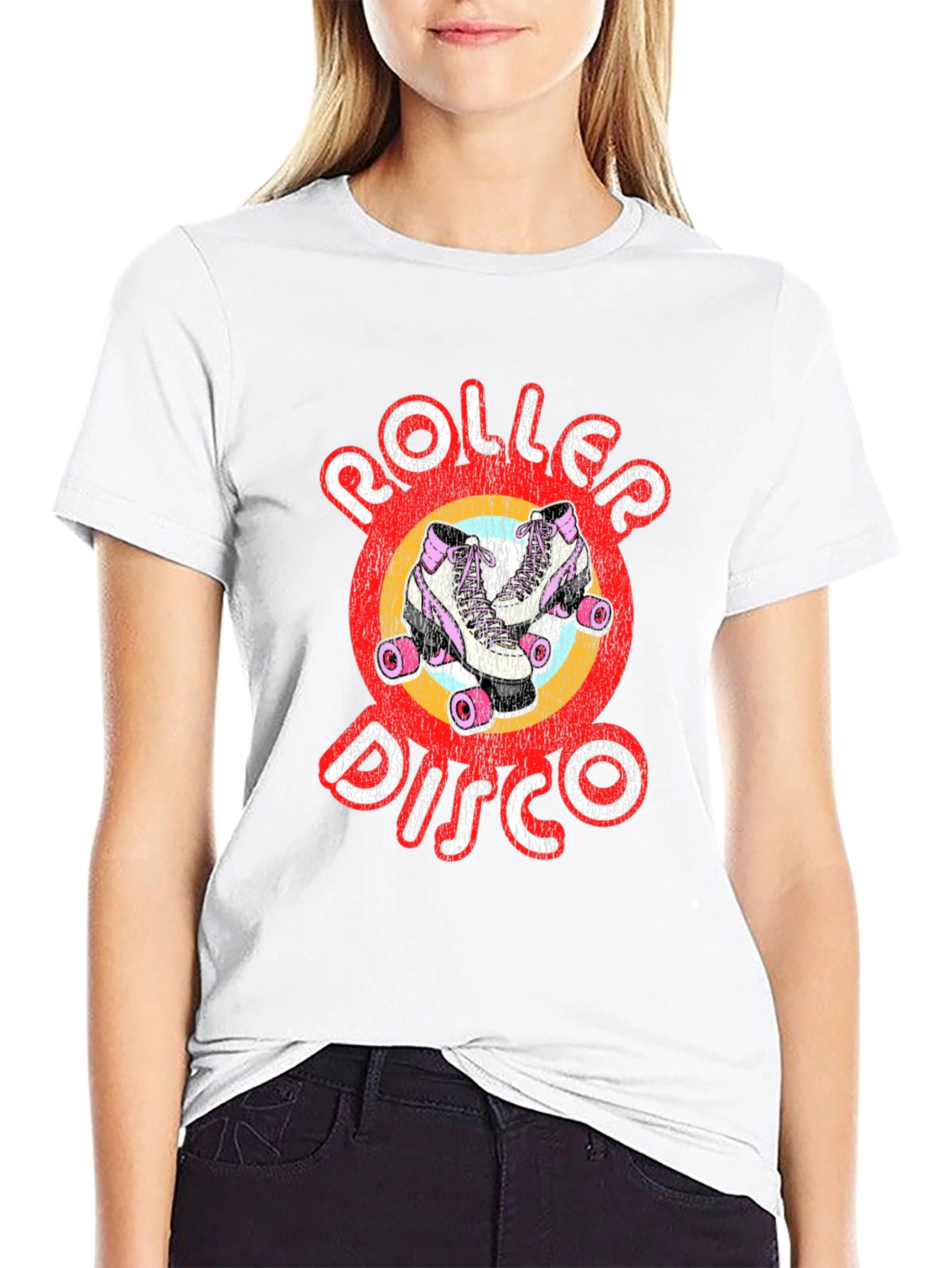 Retro Roller Disco Graphic Tee