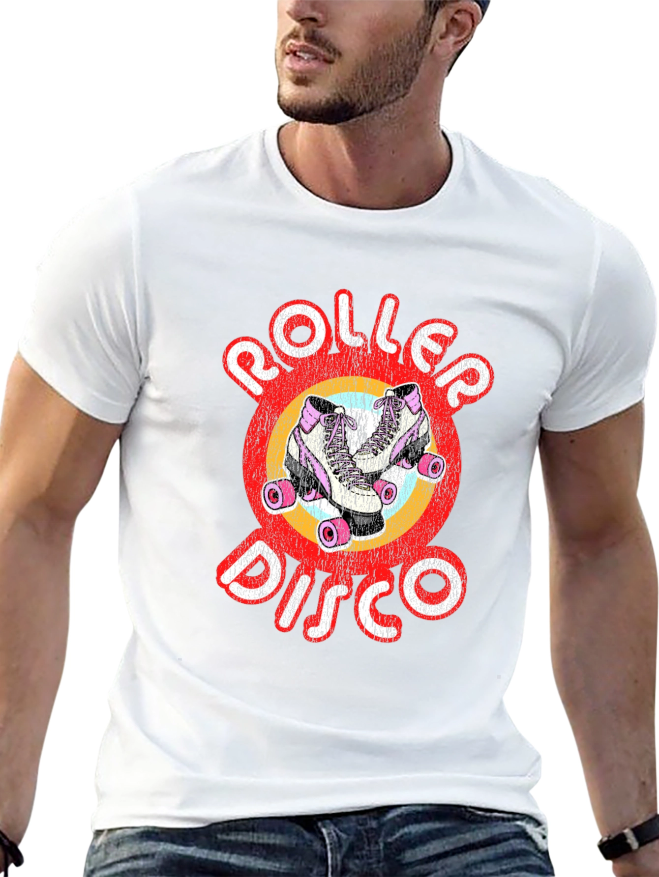 Retro Roller Disco Graphic Tee