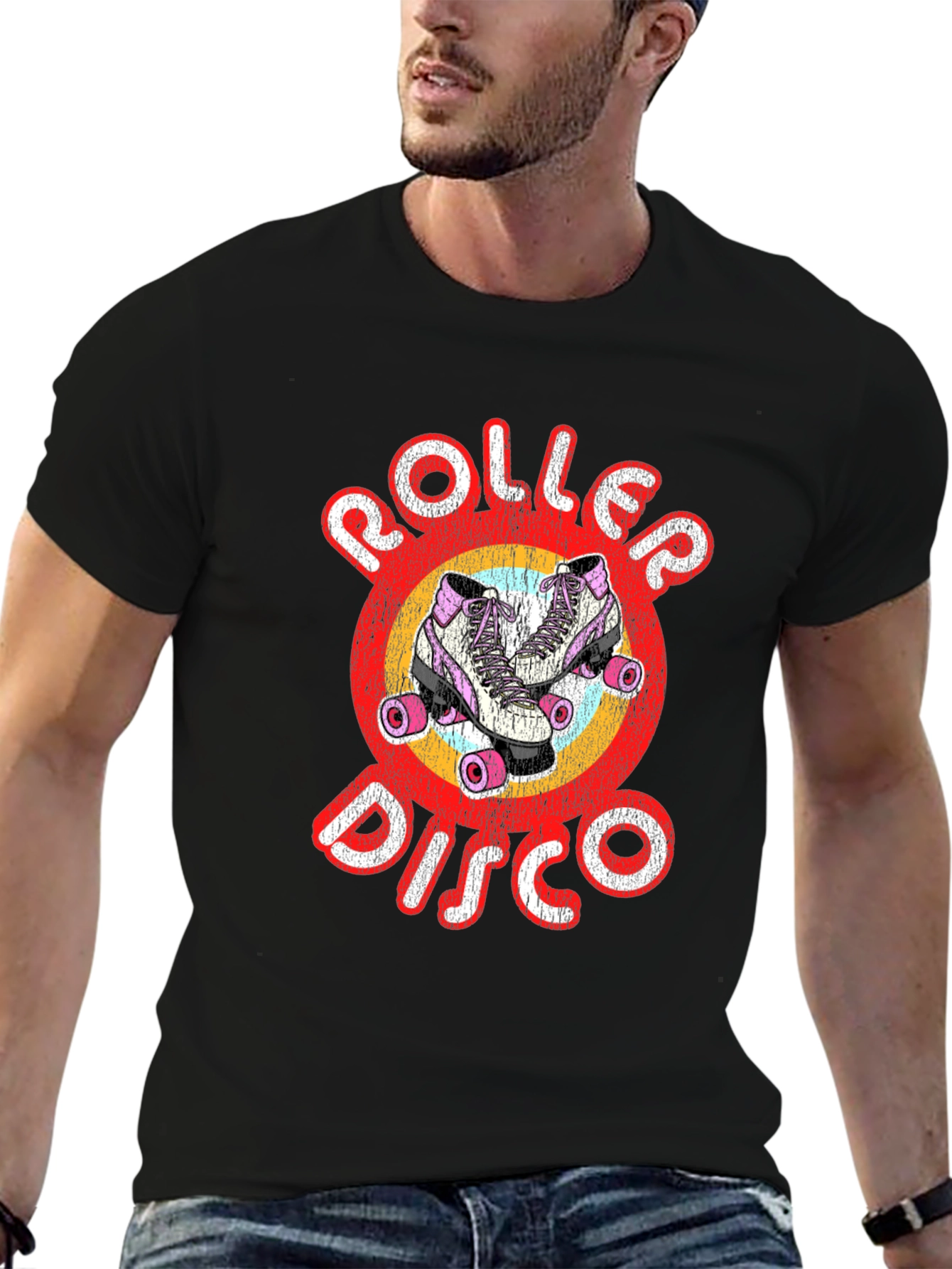 Retro Roller Disco Graphic Tee