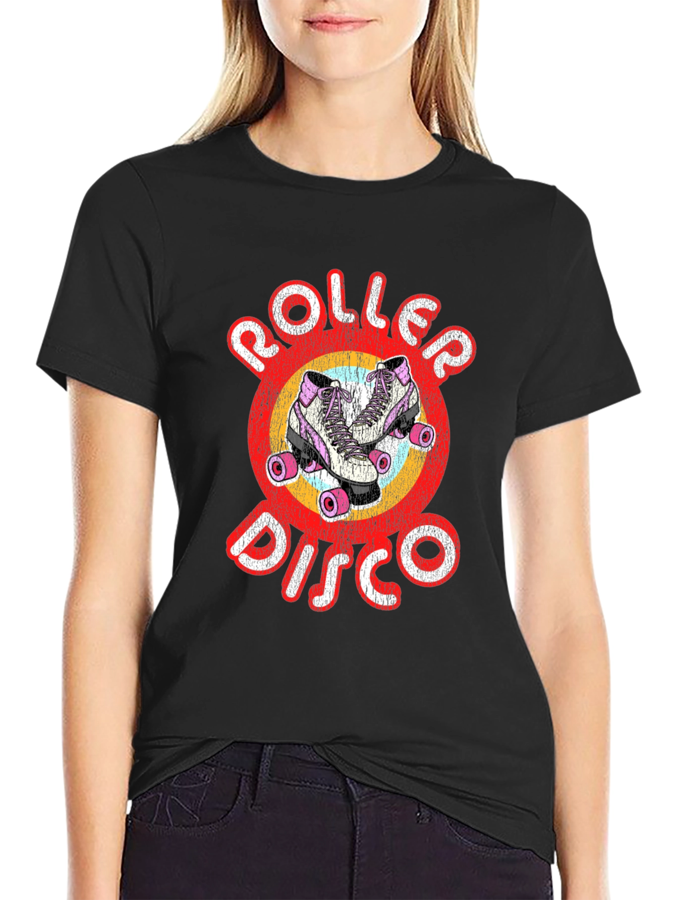 Retro Roller Disco Graphic Tee