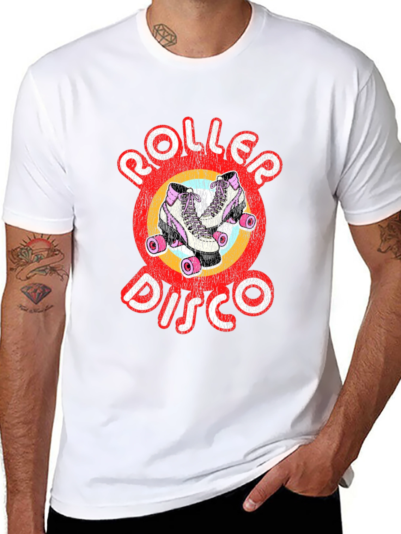 Retro Roller Disco Graphic Tee