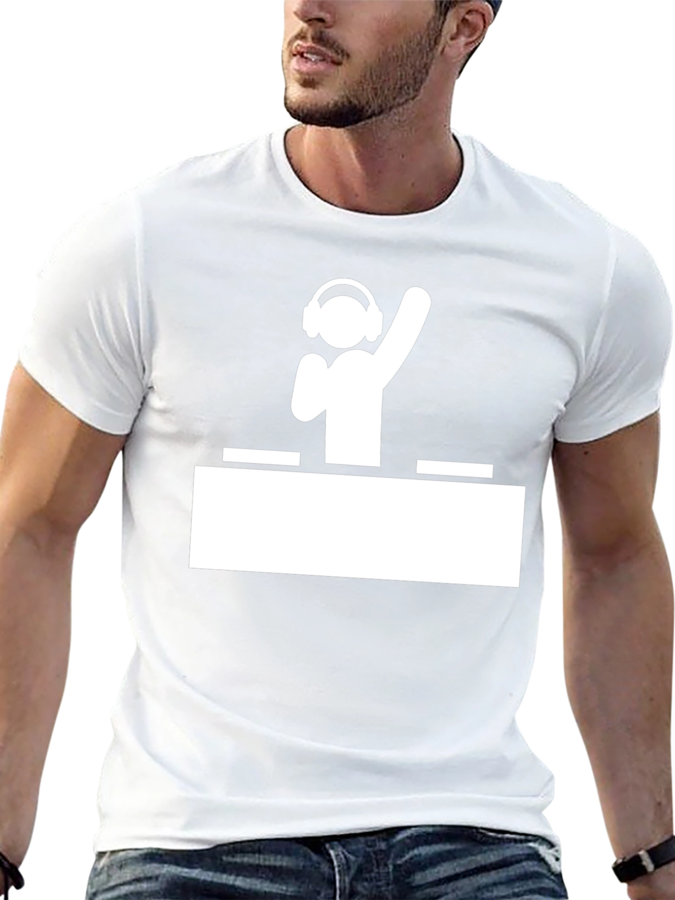 DJ Graphic Black T-Shirt