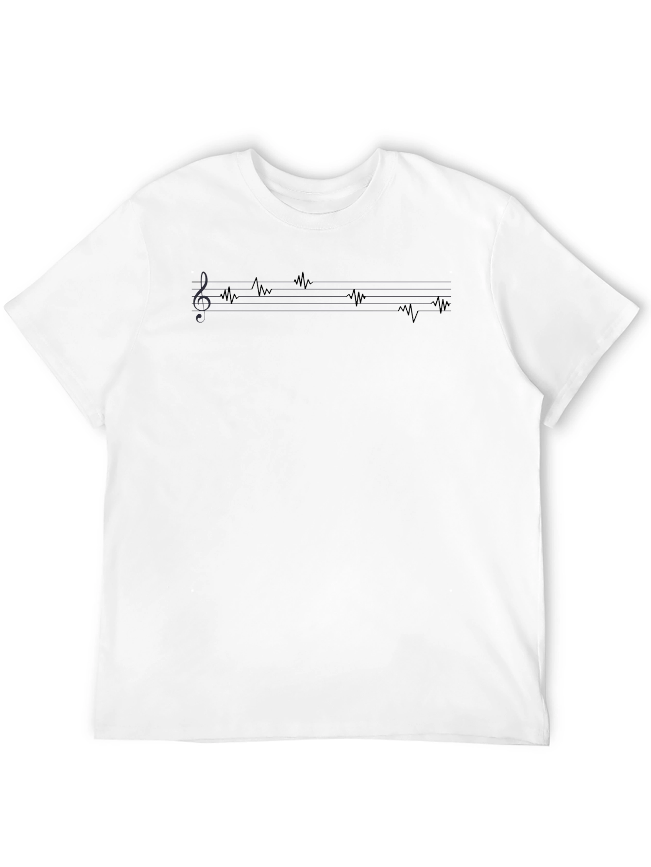 Music Wave T-Shirt - Black Graphic Tee