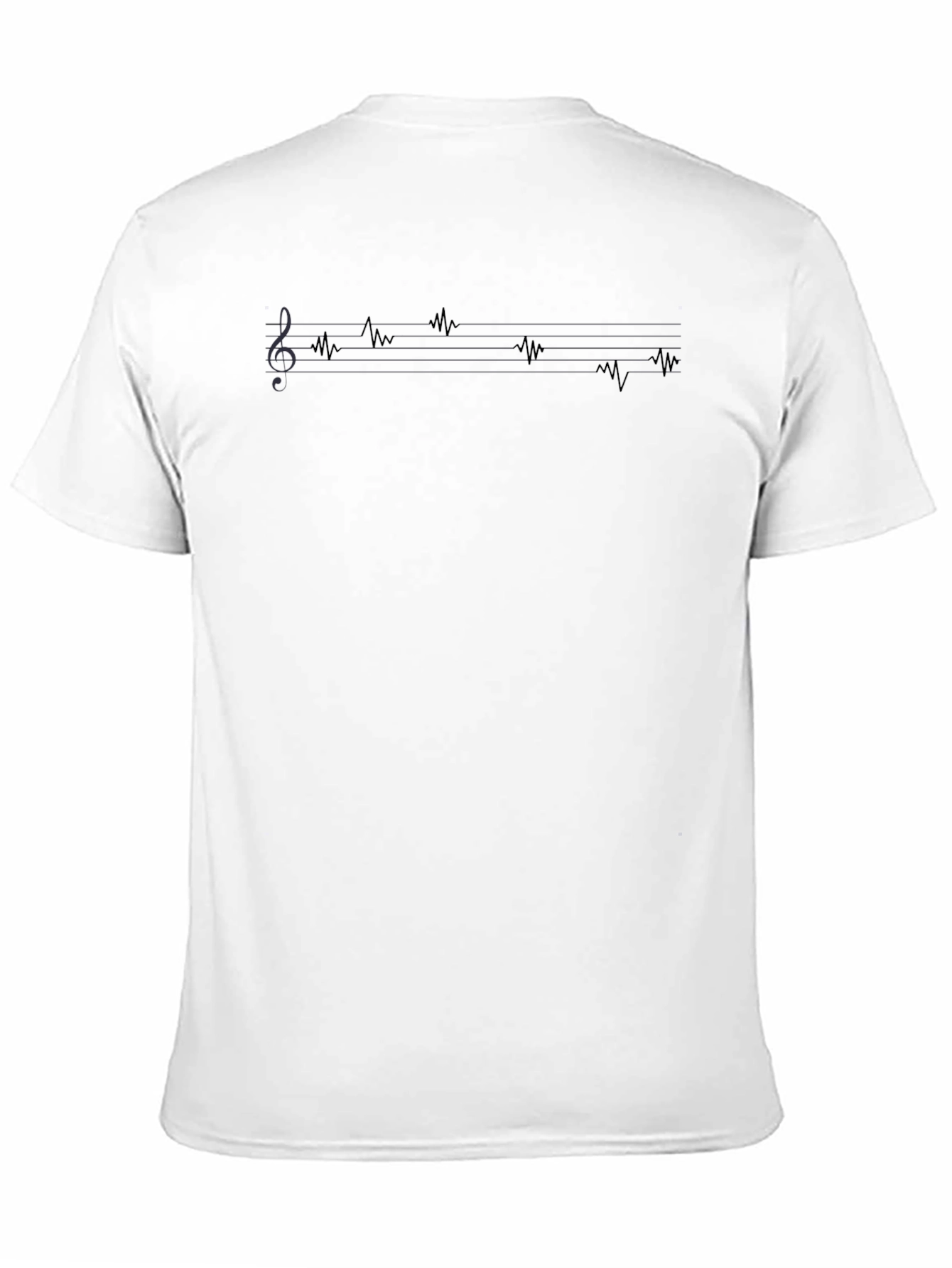 Music Wave T-Shirt - Black Graphic Tee