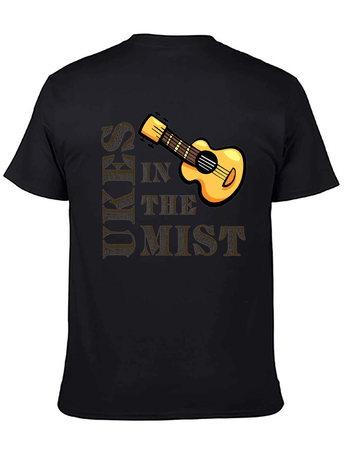 Ukuleles in the Mist Graphic T-Shirt