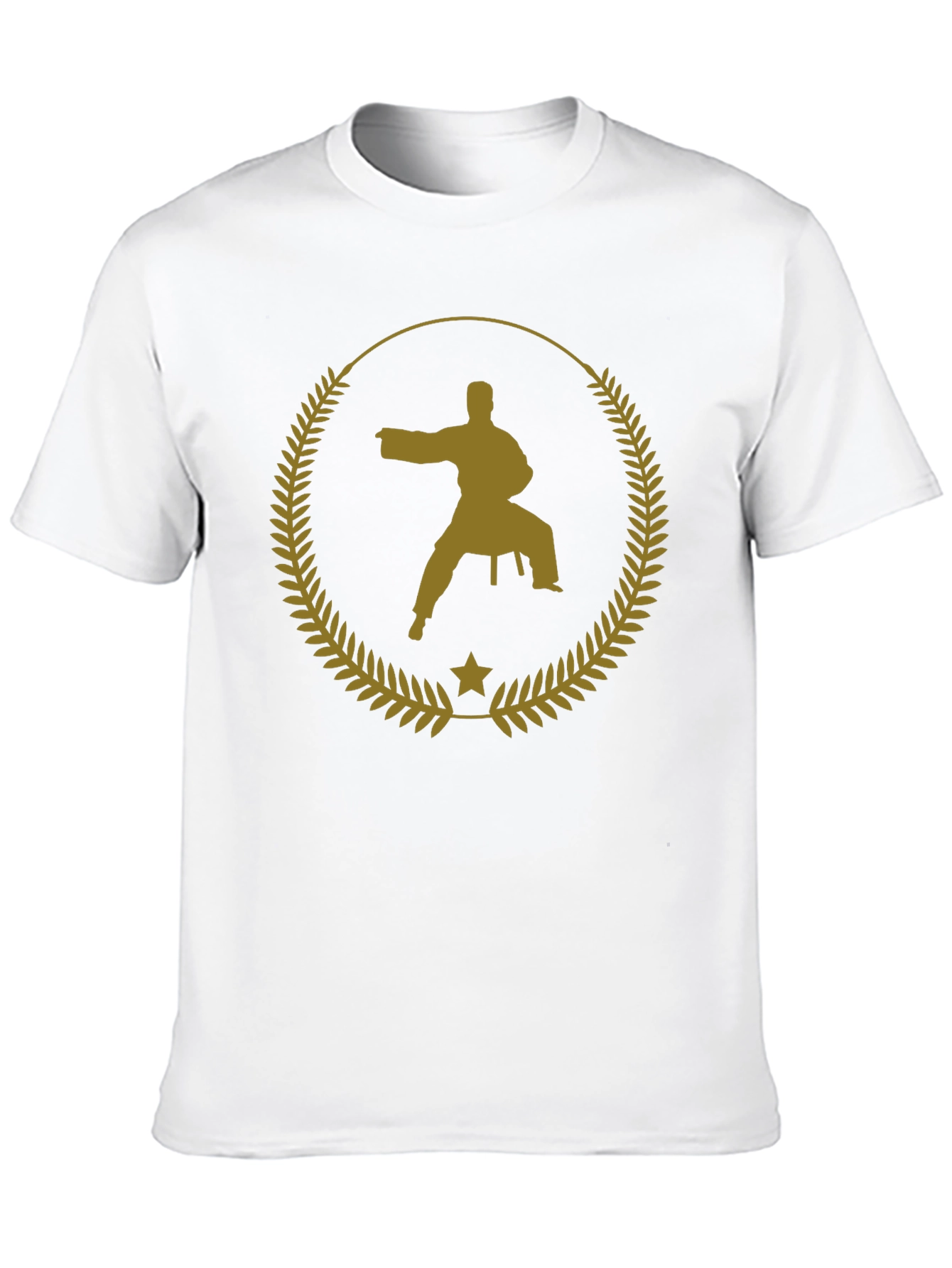 Karate Silhouette T-Shirt - Black Martial Arts Tee
