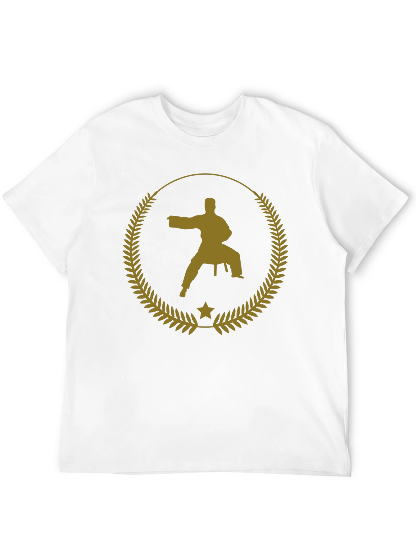 Karate Silhouette T-Shirt - Black Martial Arts Tee