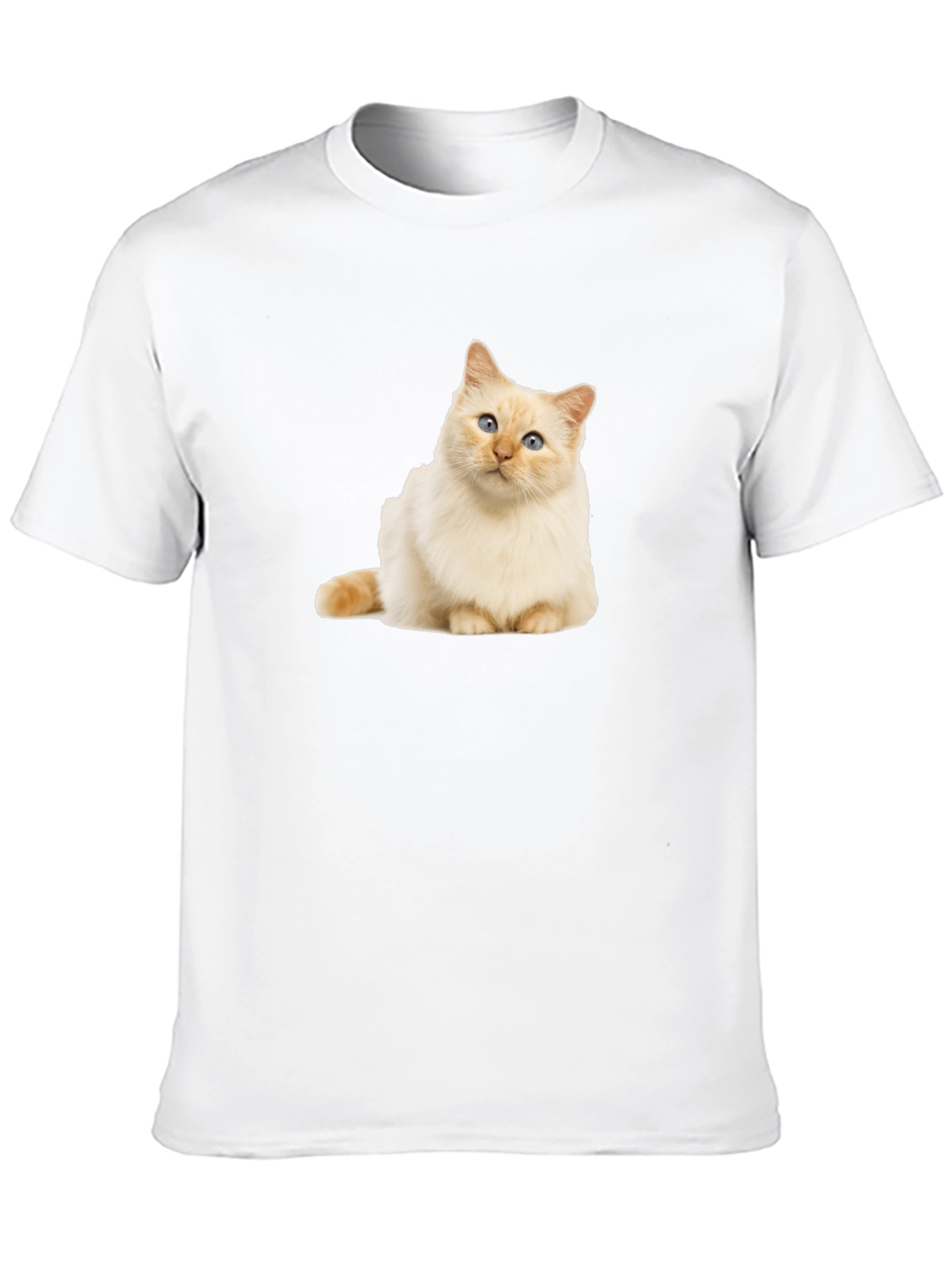 Cat Graphic Black T-Shirt - Soft Cotton Blend