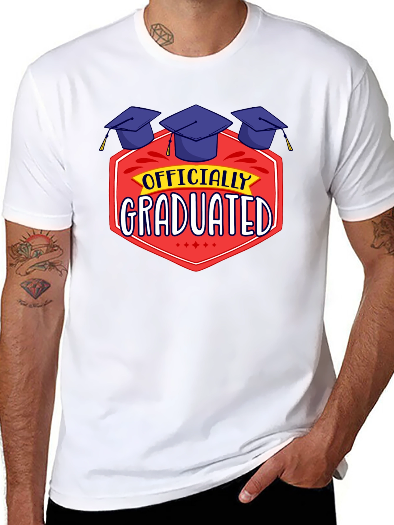 Officially Graduated Black T-Shirt