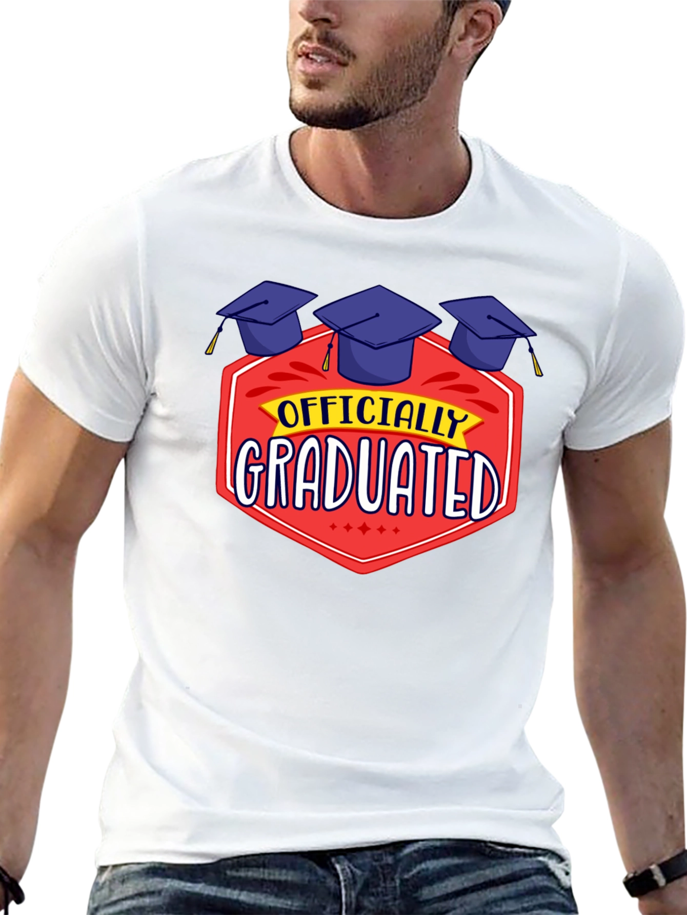 Officially Graduated Black T-Shirt