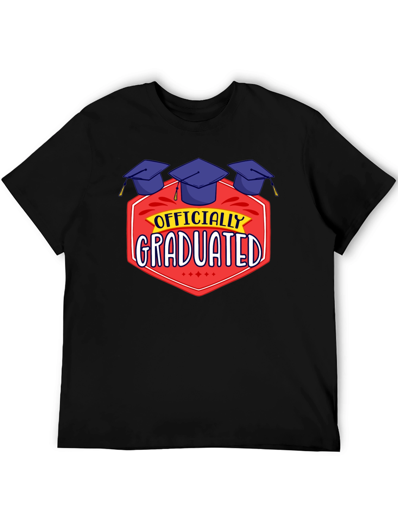 Officially Graduated Black T-Shirt