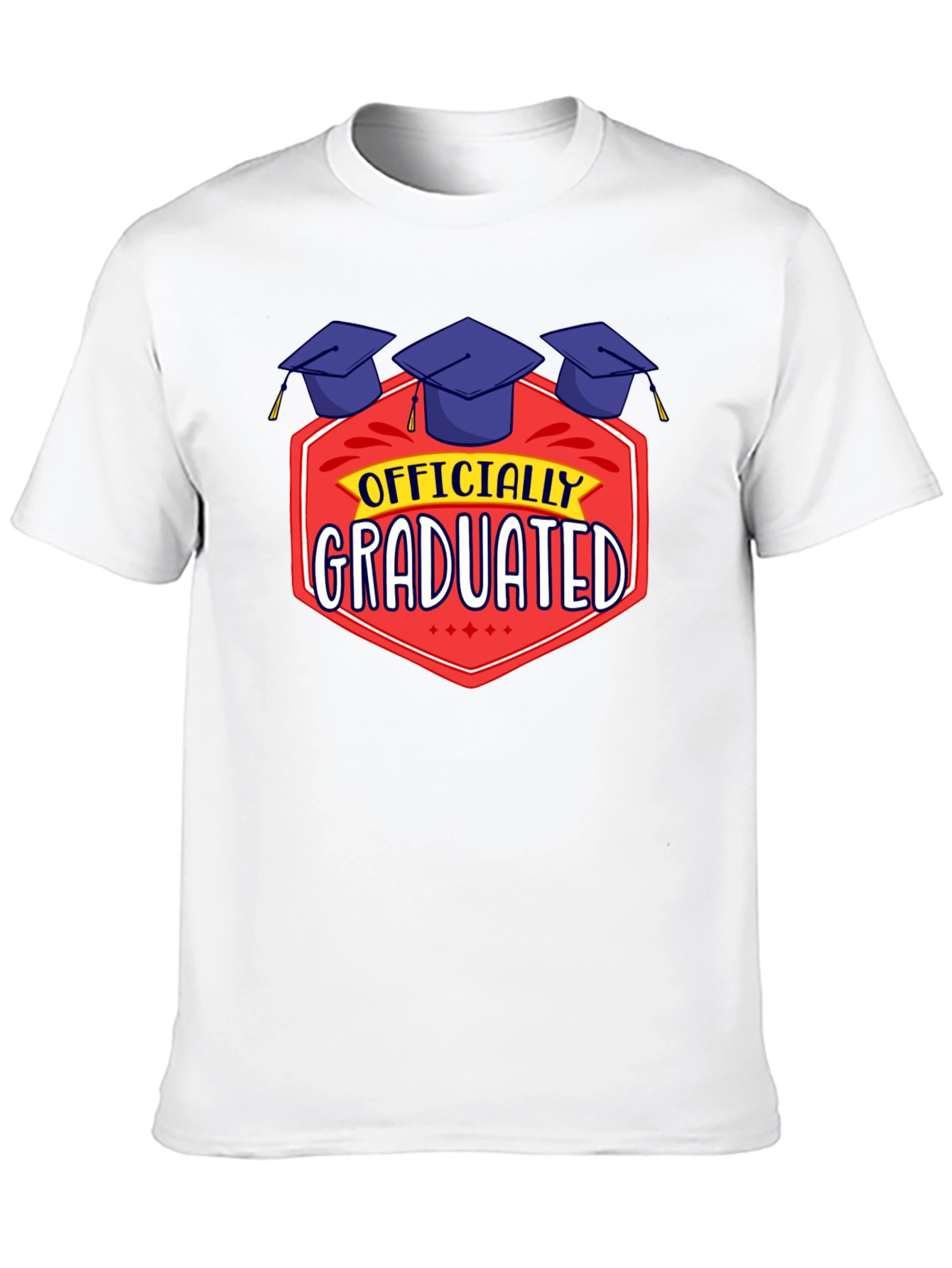 Officially Graduated Black T-Shirt