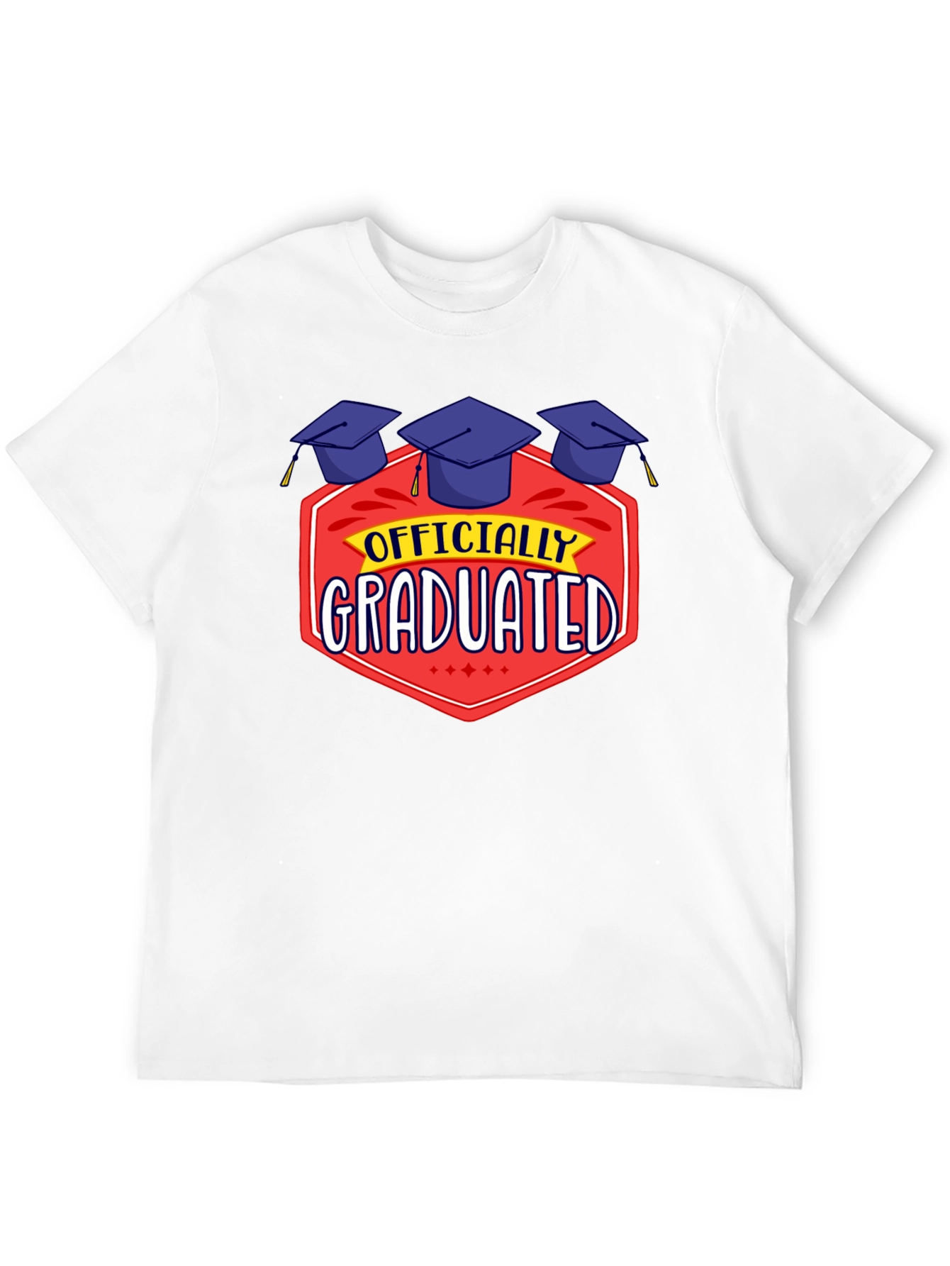 Officially Graduated Black T-Shirt
