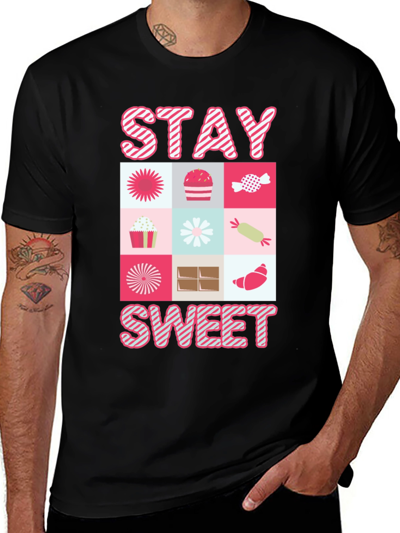 Stay Sweet T-Shirt - Novelty Graphic Tee