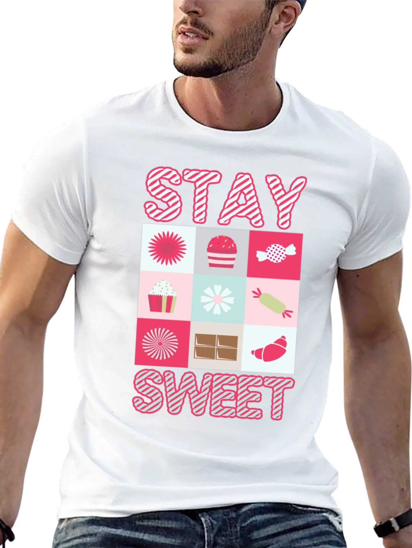 Stay Sweet T-Shirt - Novelty Graphic Tee