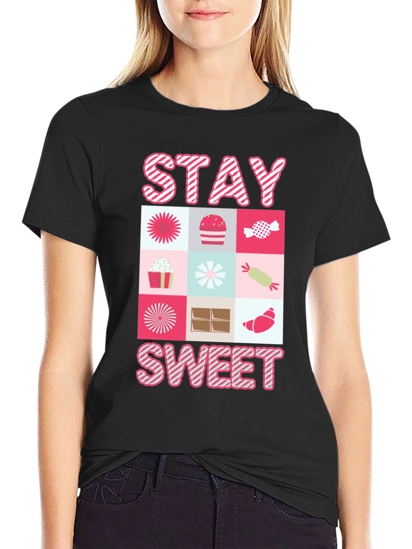 Stay Sweet T-Shirt - Novelty Graphic Tee
