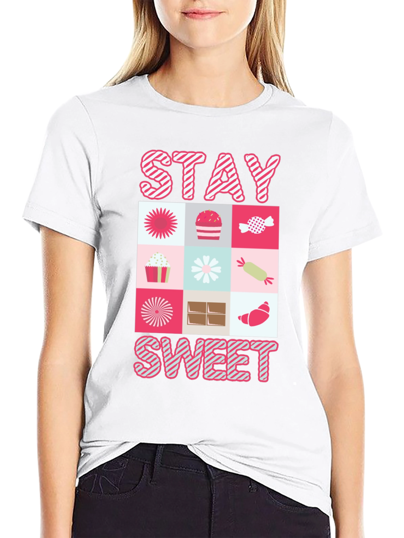 Stay Sweet T-Shirt - Novelty Graphic Tee