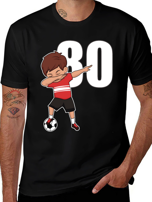 80th Birthday Soccer Dab T-Shirt